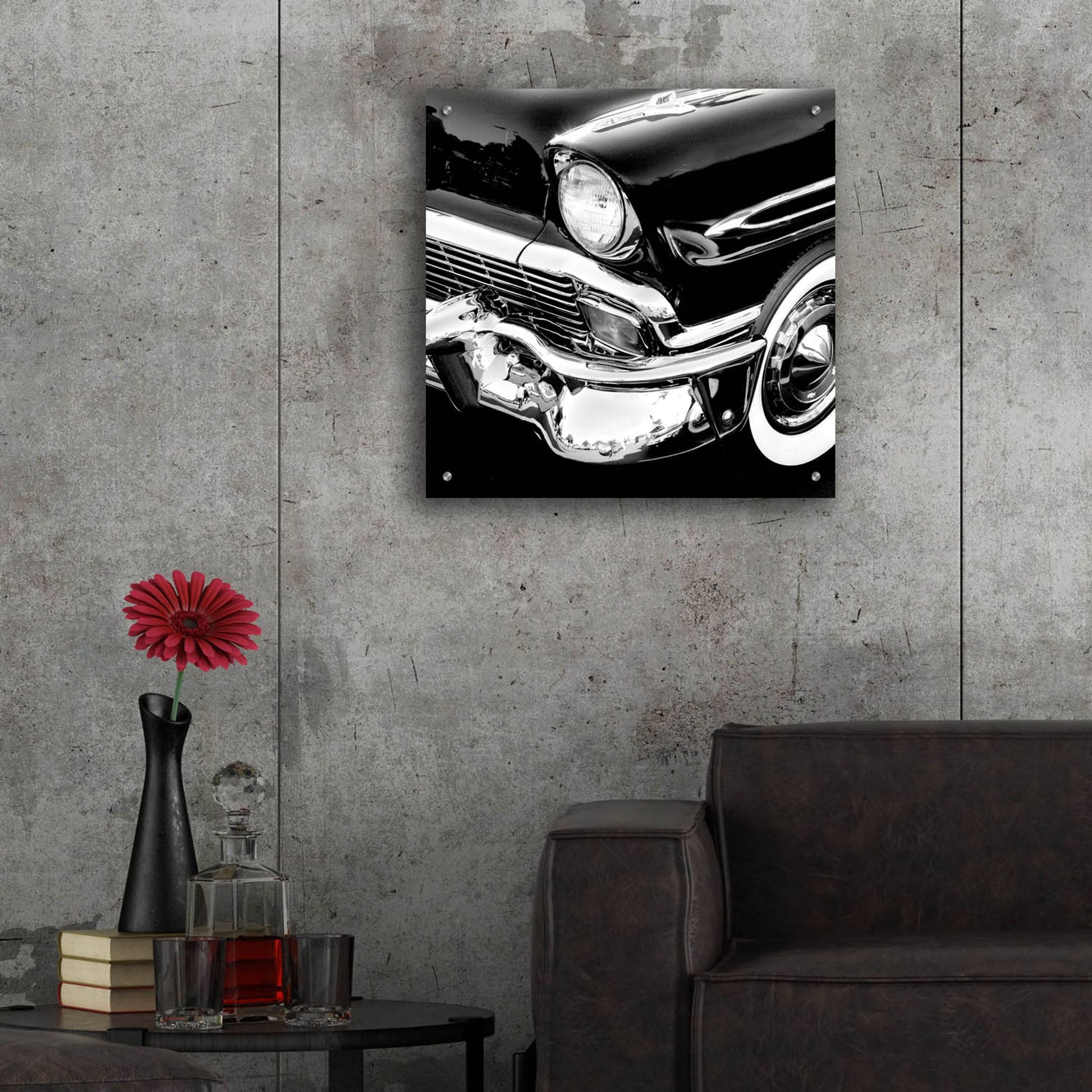 Epic Art 'Vintage Car 1' by Photoinc Studio, Acrylic Glass Wall Art,24x24