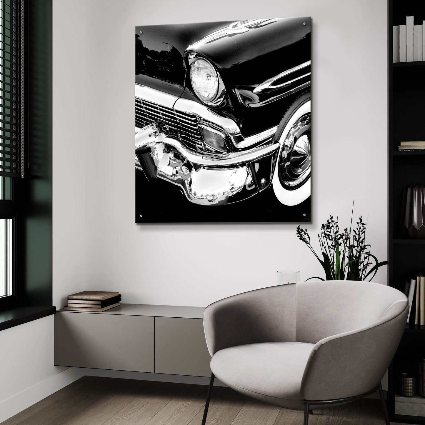 Epic Art 'Vintage Car 1' by Photoinc Studio, Acrylic Glass Wall Art,36x36