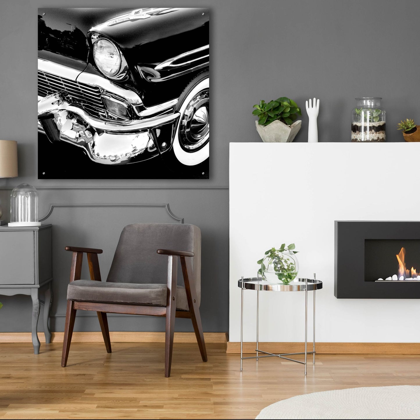 Epic Art 'Vintage Car 1' by Photoinc Studio, Acrylic Glass Wall Art,36x36