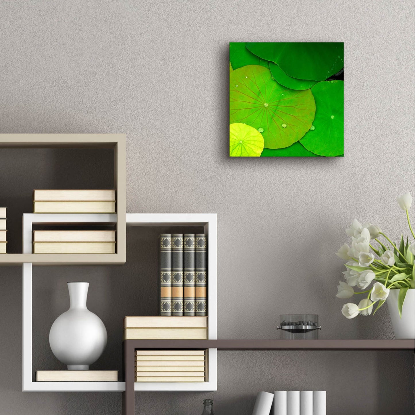 Epic Art 'Water Lily' by Photoinc Studio, Acrylic Glass Wall Art,12x12