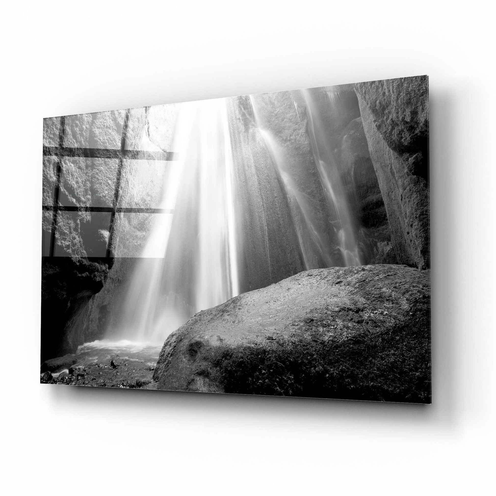 Epic Art 'Waterfall' by Photoinc Studio, Acrylic Glass Wall Art,16x12