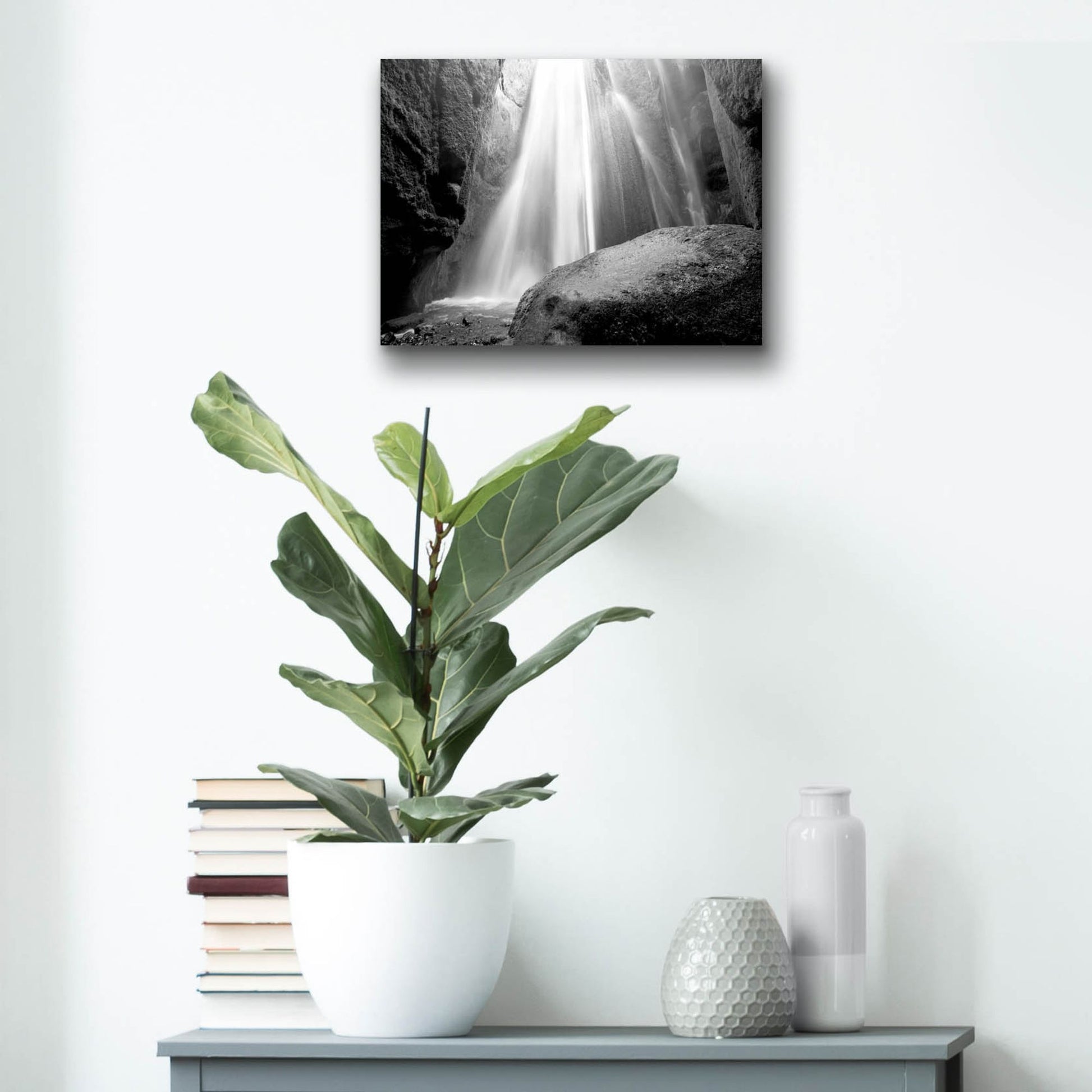 Epic Art 'Waterfall' by Photoinc Studio, Acrylic Glass Wall Art,16x12