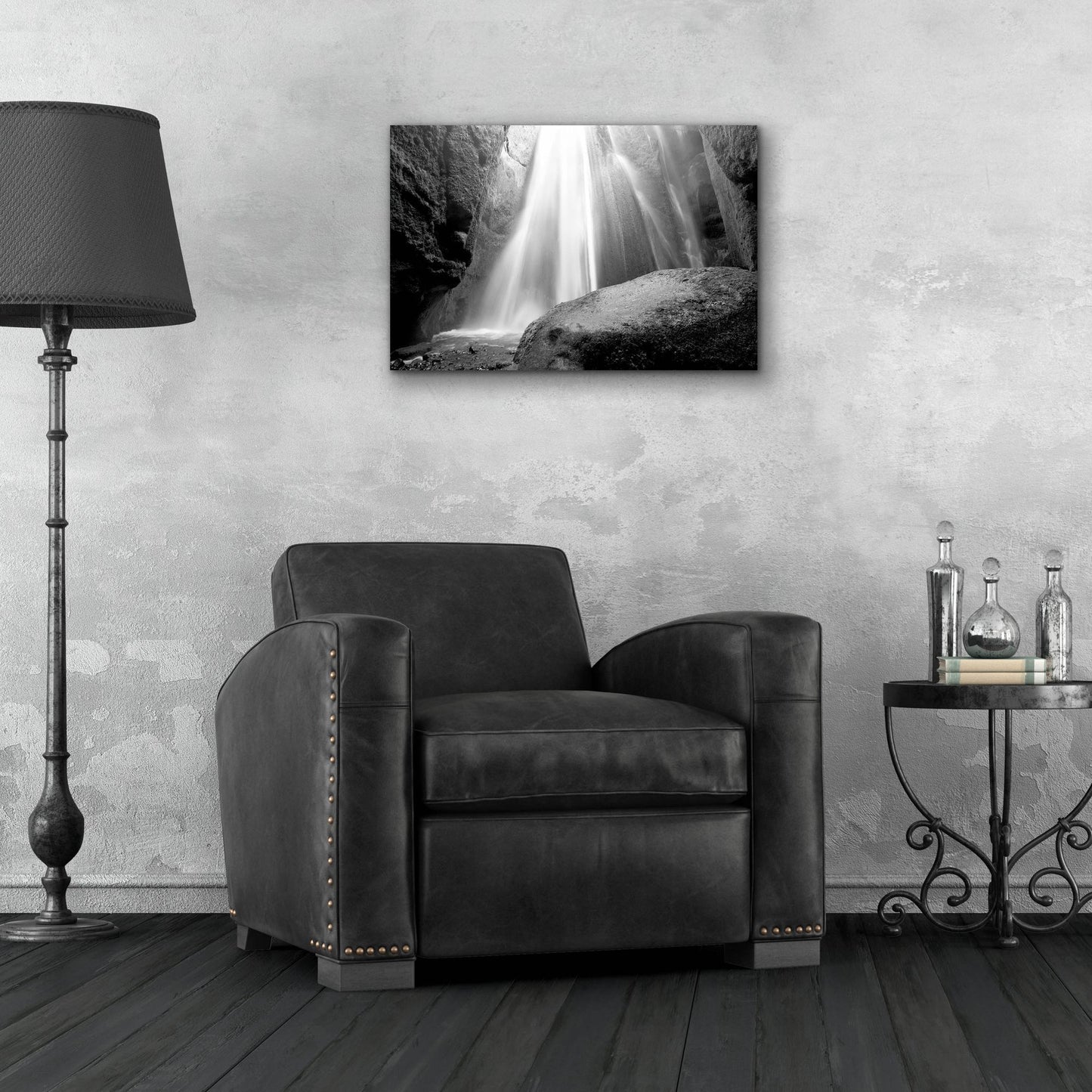 Epic Art 'Waterfall' by Photoinc Studio, Acrylic Glass Wall Art,24x16