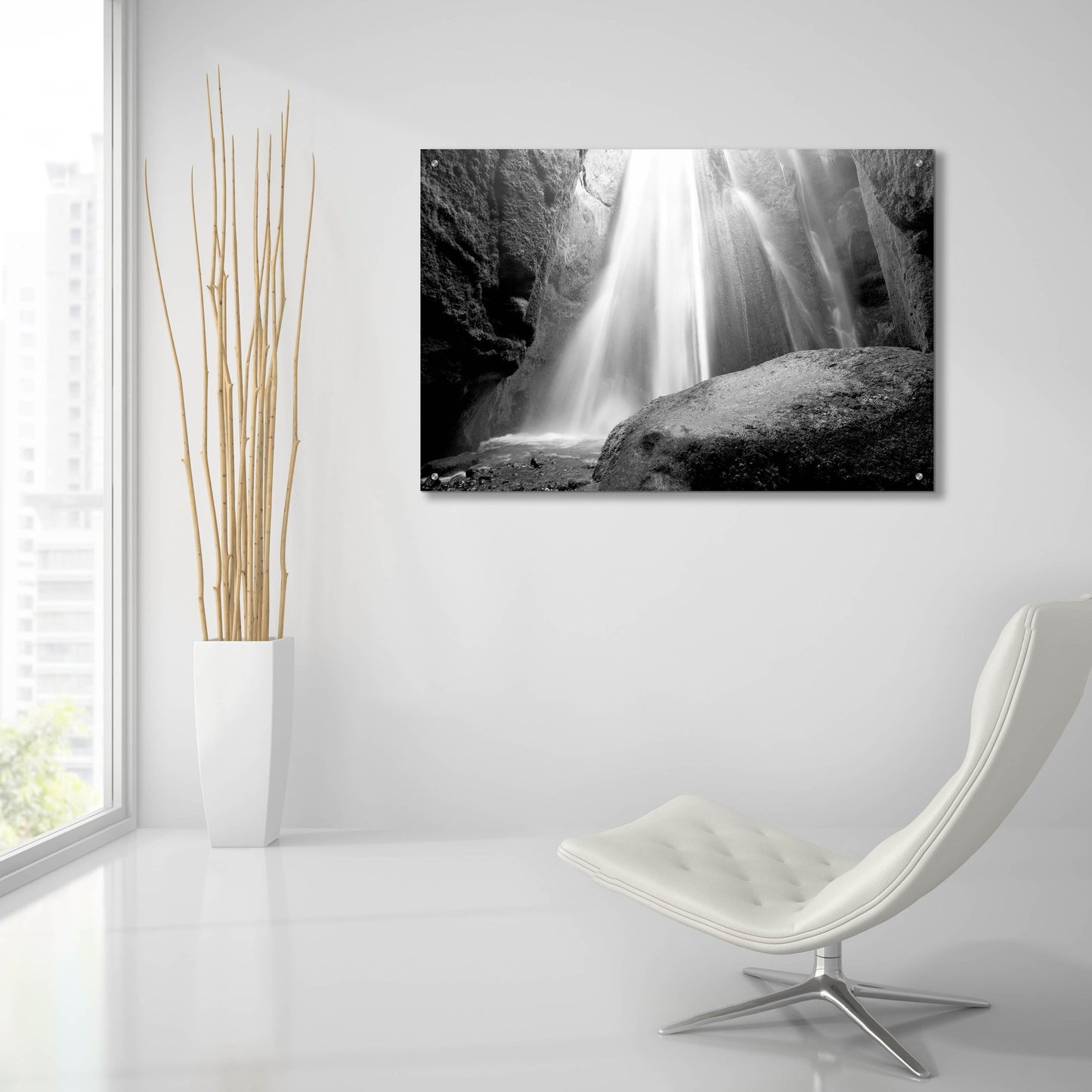 Epic Art 'Waterfall' by Photoinc Studio, Acrylic Glass Wall Art,36x24