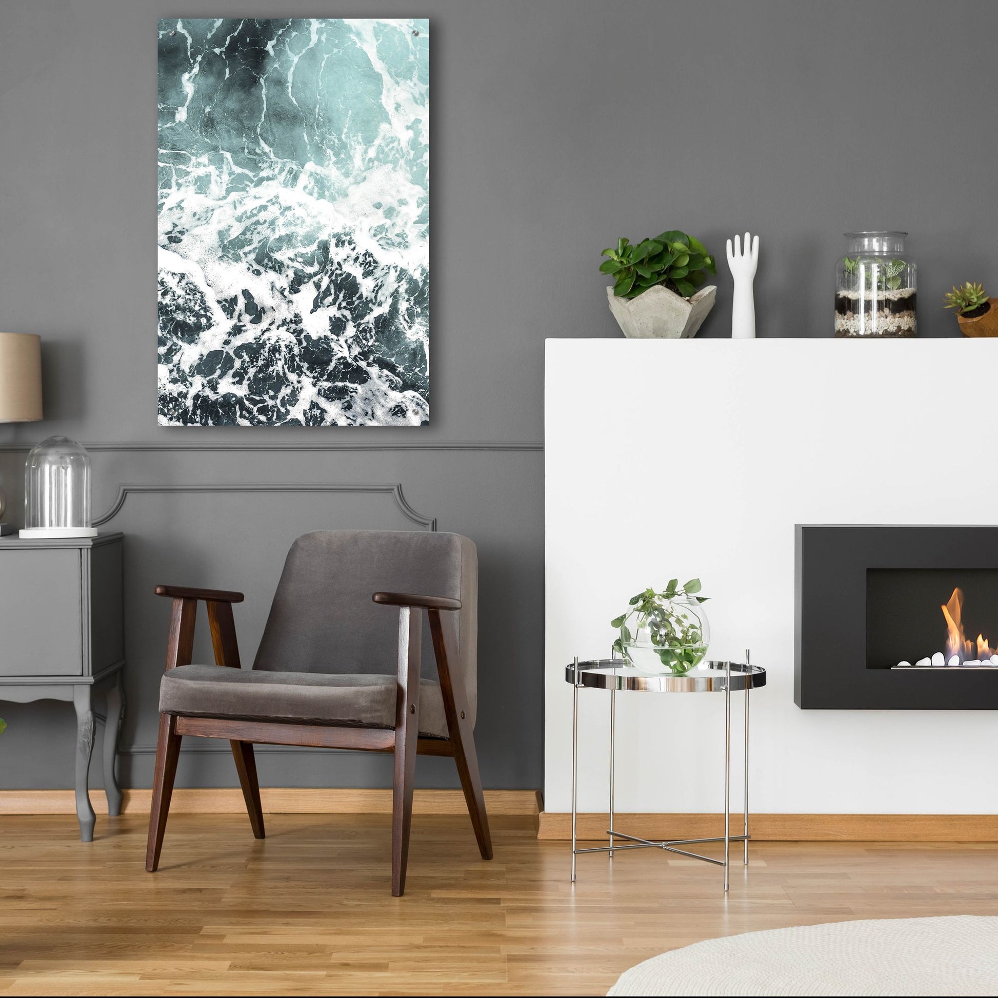 Epic Art 'Waves I' by Photoinc Studio, Acrylic Glass Wall Art,24x36