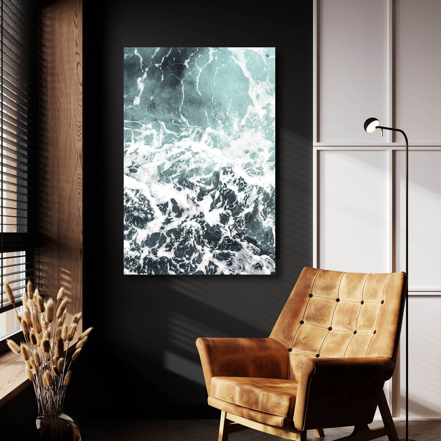 Epic Art 'Waves I' by Photoinc Studio, Acrylic Glass Wall Art,24x36