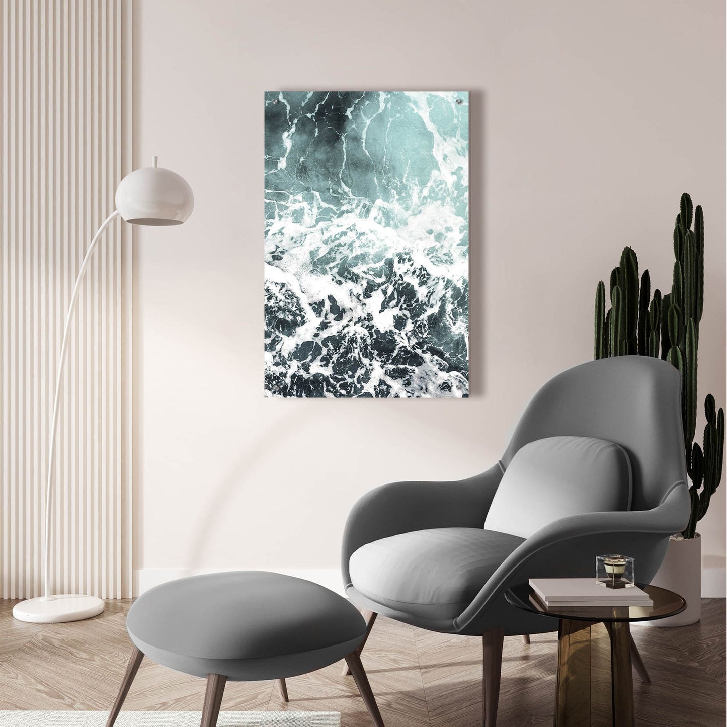 Epic Art 'Waves I' by Photoinc Studio, Acrylic Glass Wall Art,24x36