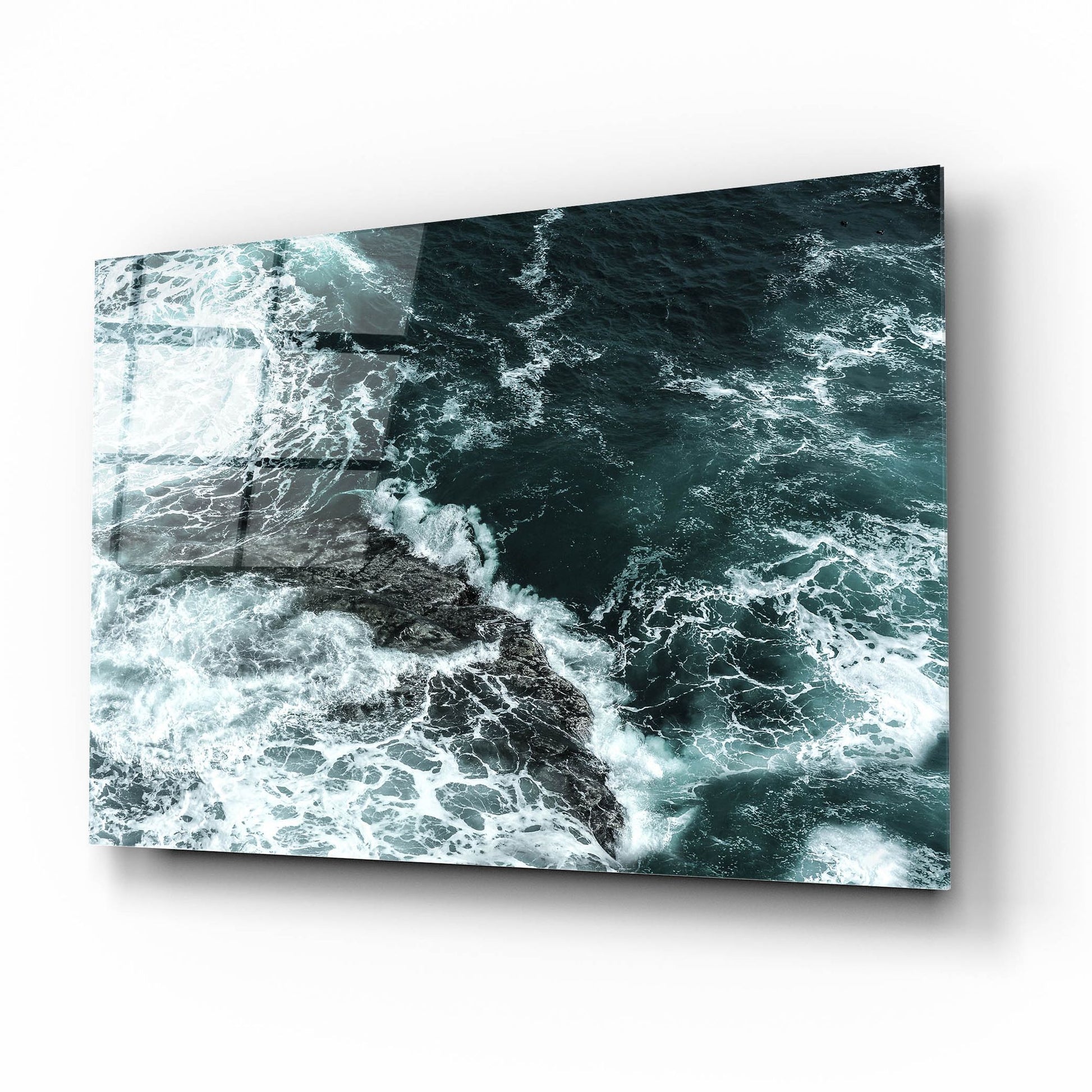 Epic Art 'Waves Ii' by Photoinc Studio, Acrylic Glass Wall Art,16x12