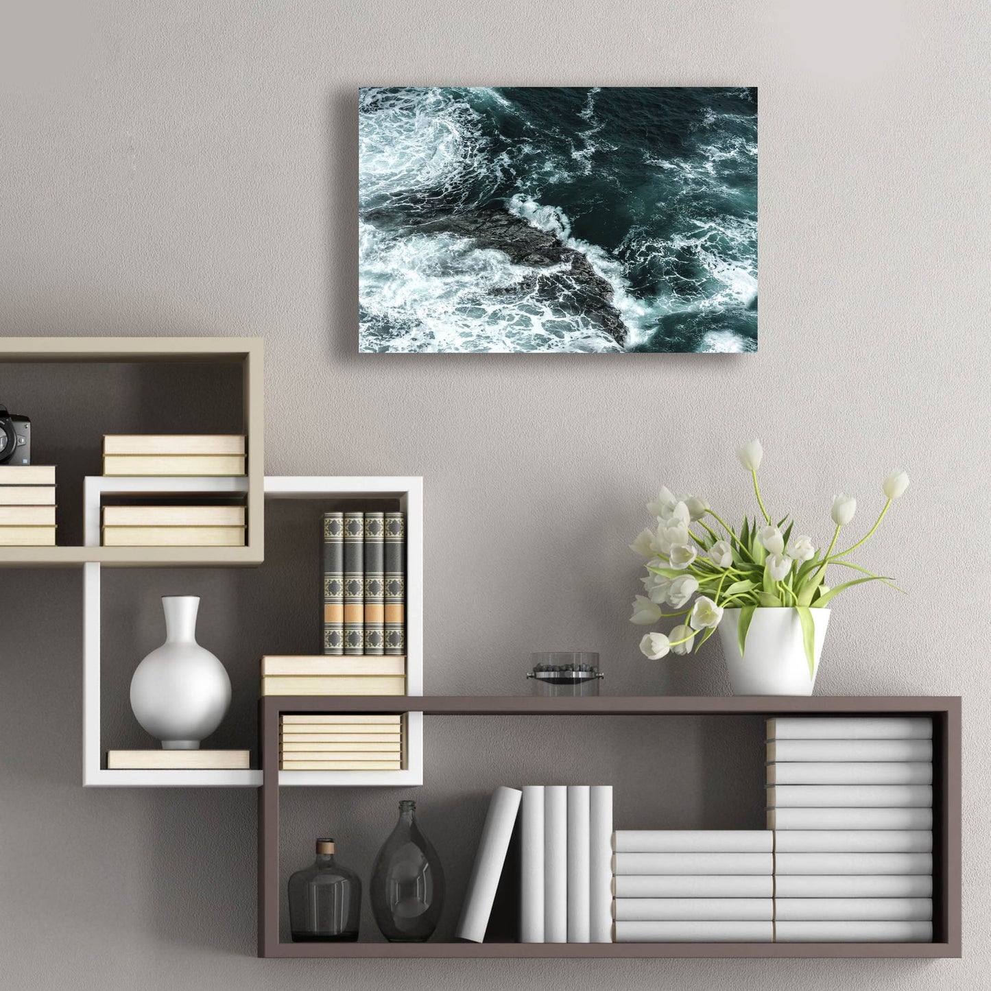 Epic Art 'Waves Ii' by Photoinc Studio, Acrylic Glass Wall Art,24x16