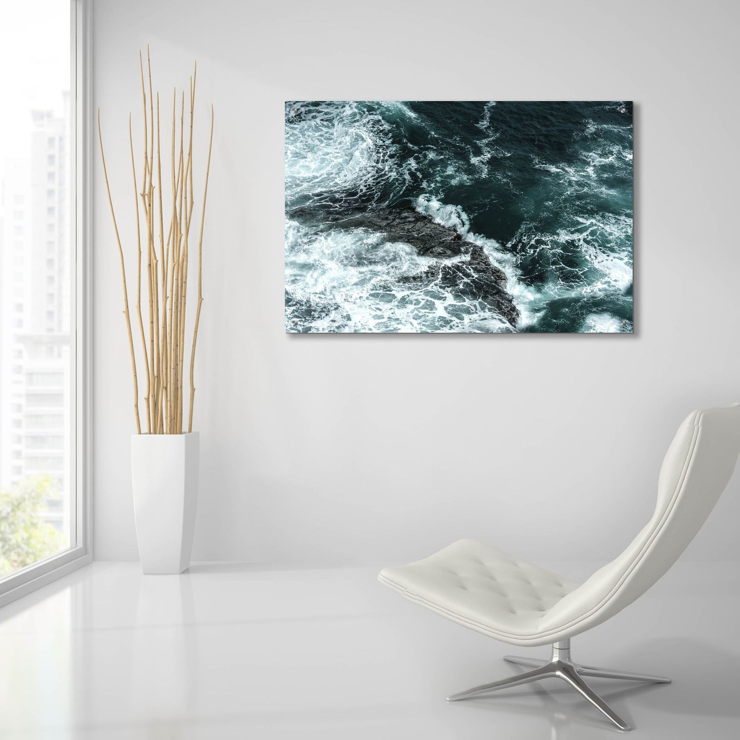 Epic Art 'Waves Ii' by Photoinc Studio, Acrylic Glass Wall Art,36x24