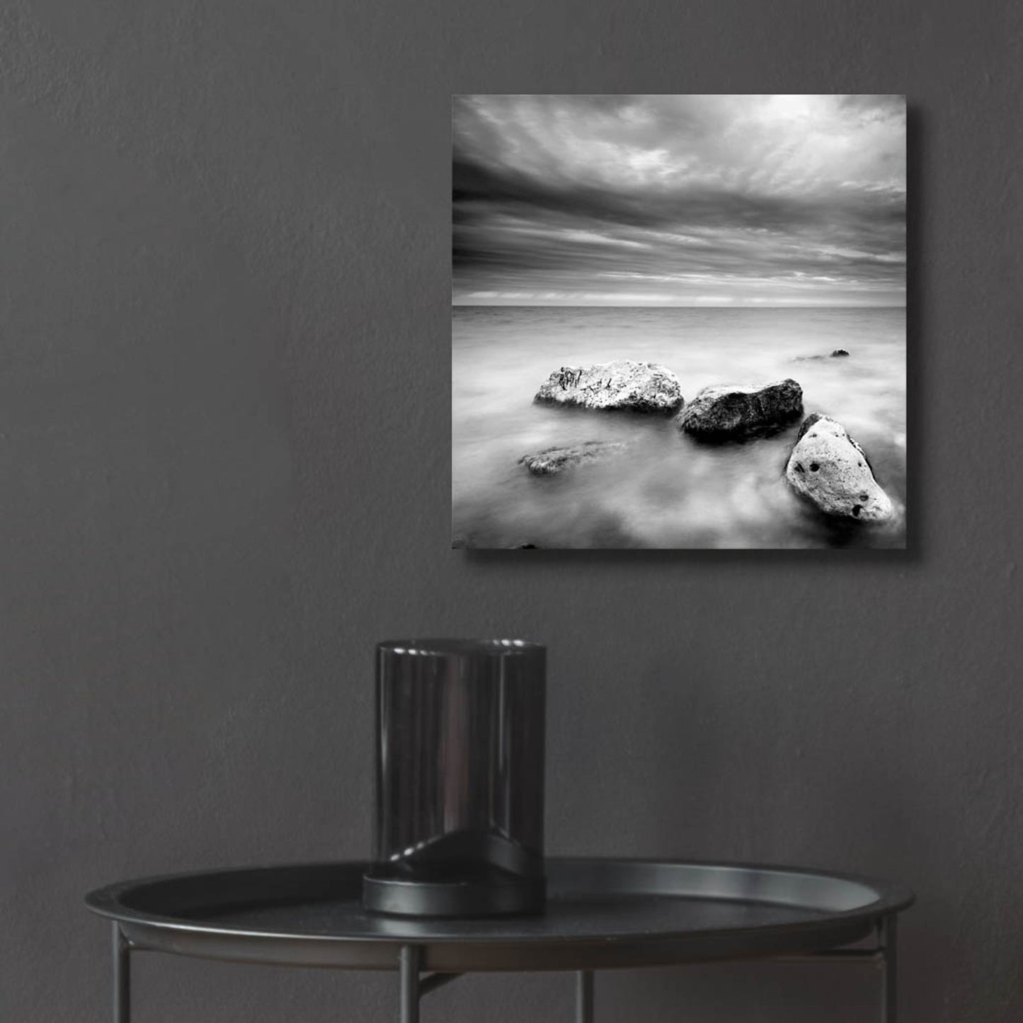 Epic Art 'Waves On Rocks 2' by Photoinc Studio, Acrylic Glass Wall Art,12x12