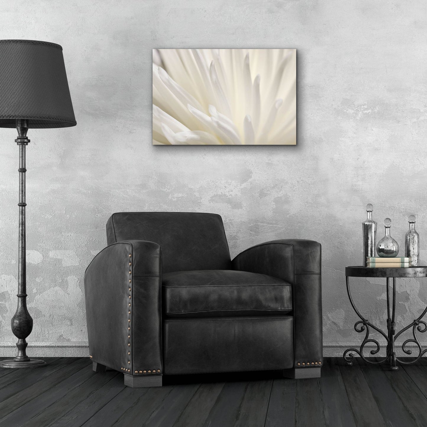 Epic Art 'White Flower' by Photoinc Studio, Acrylic Glass Wall Art,24x16