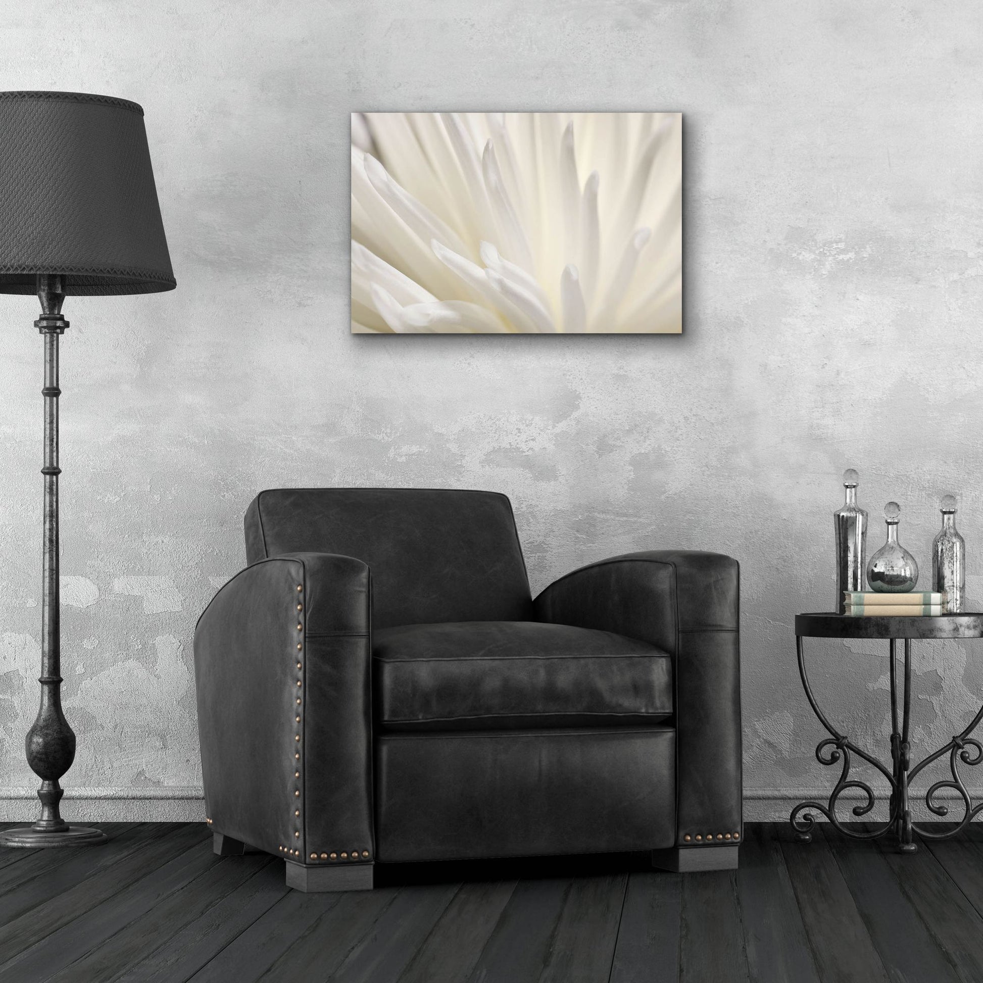 Epic Art 'White Flower' by Photoinc Studio, Acrylic Glass Wall Art,24x16