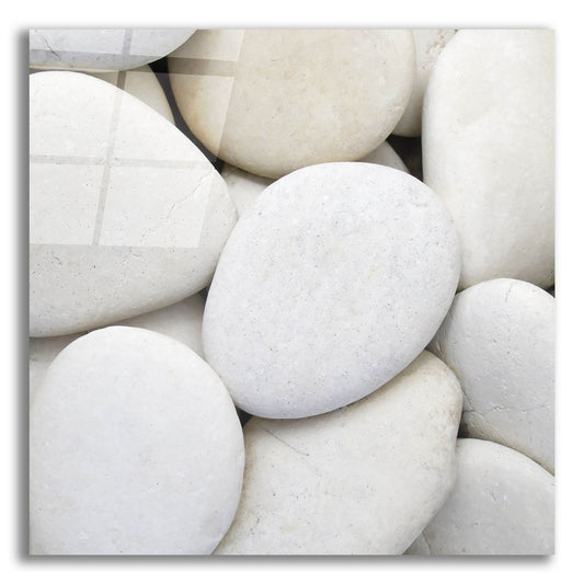 Epic Art 'White Pebbles' by Photoinc Studio, Acrylic Glass Wall Art