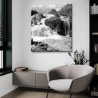 Epic Art 'White Water' by Photoinc Studio, Acrylic Glass Wall Art,36x36