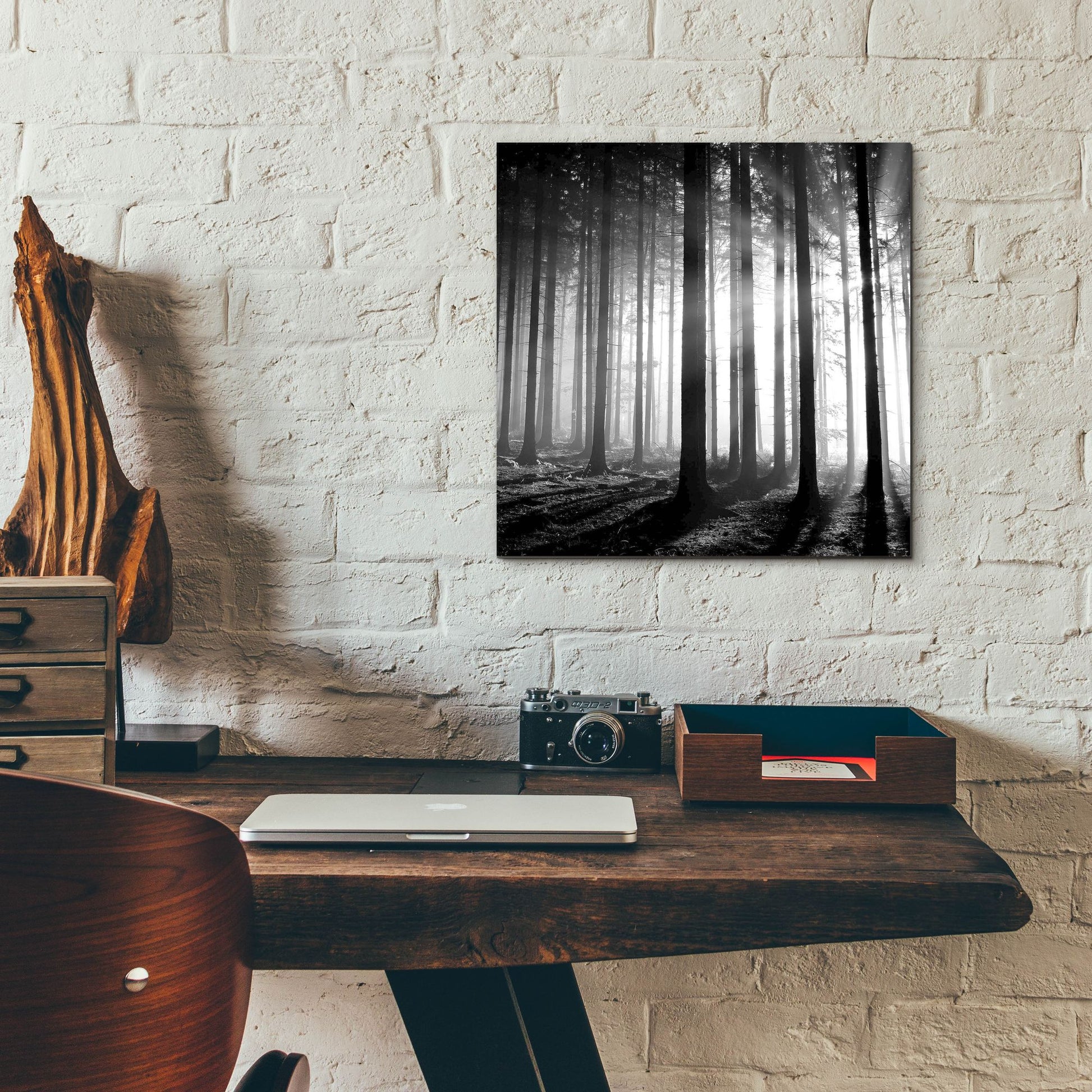 Epic Art 'Wood Light' by Photoinc Studio, Acrylic Glass Wall Art,12x12