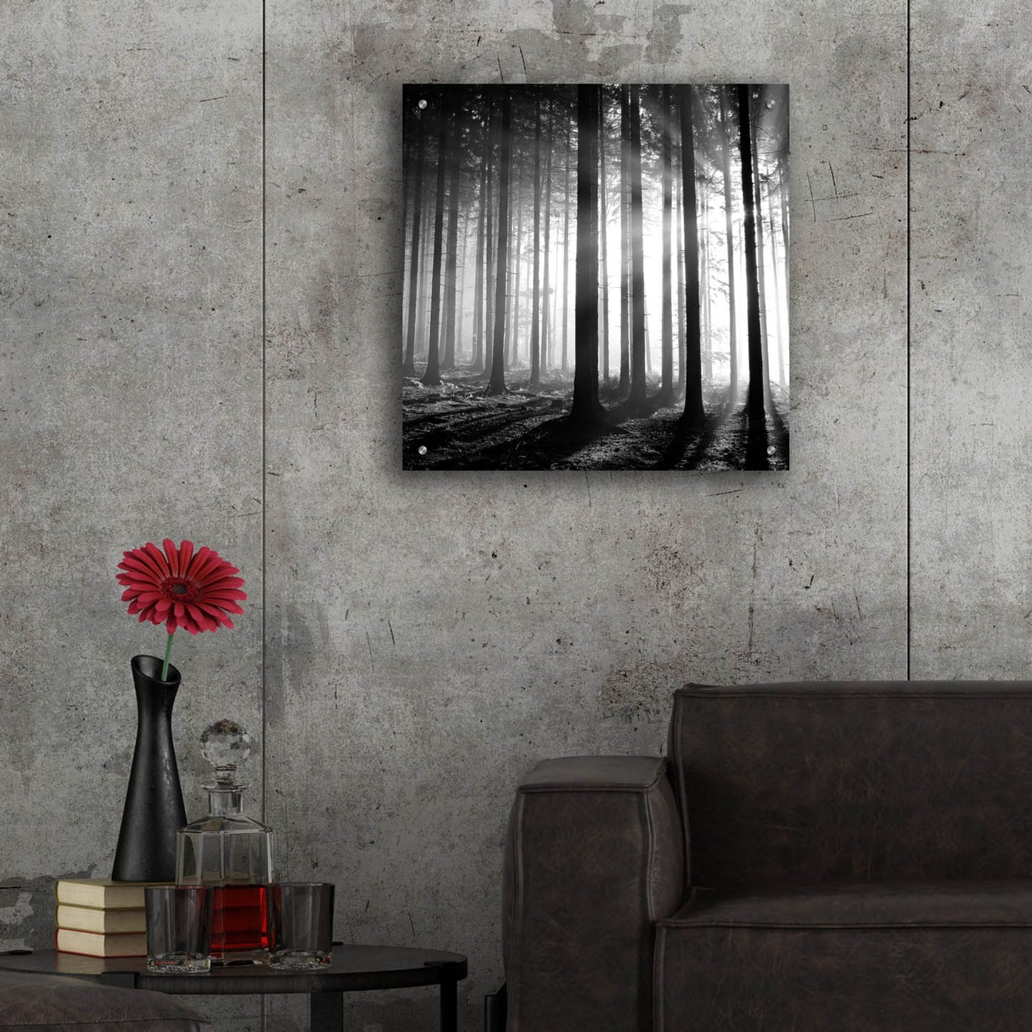 Epic Art 'Wood Light' by Photoinc Studio, Acrylic Glass Wall Art,24x24