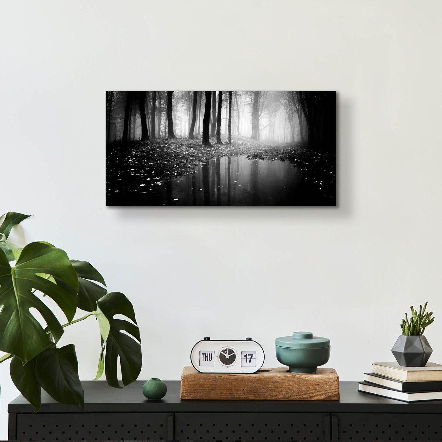 Epic Art 'Woods 2' by Photoinc Studio, Acrylic Glass Wall Art,24x12