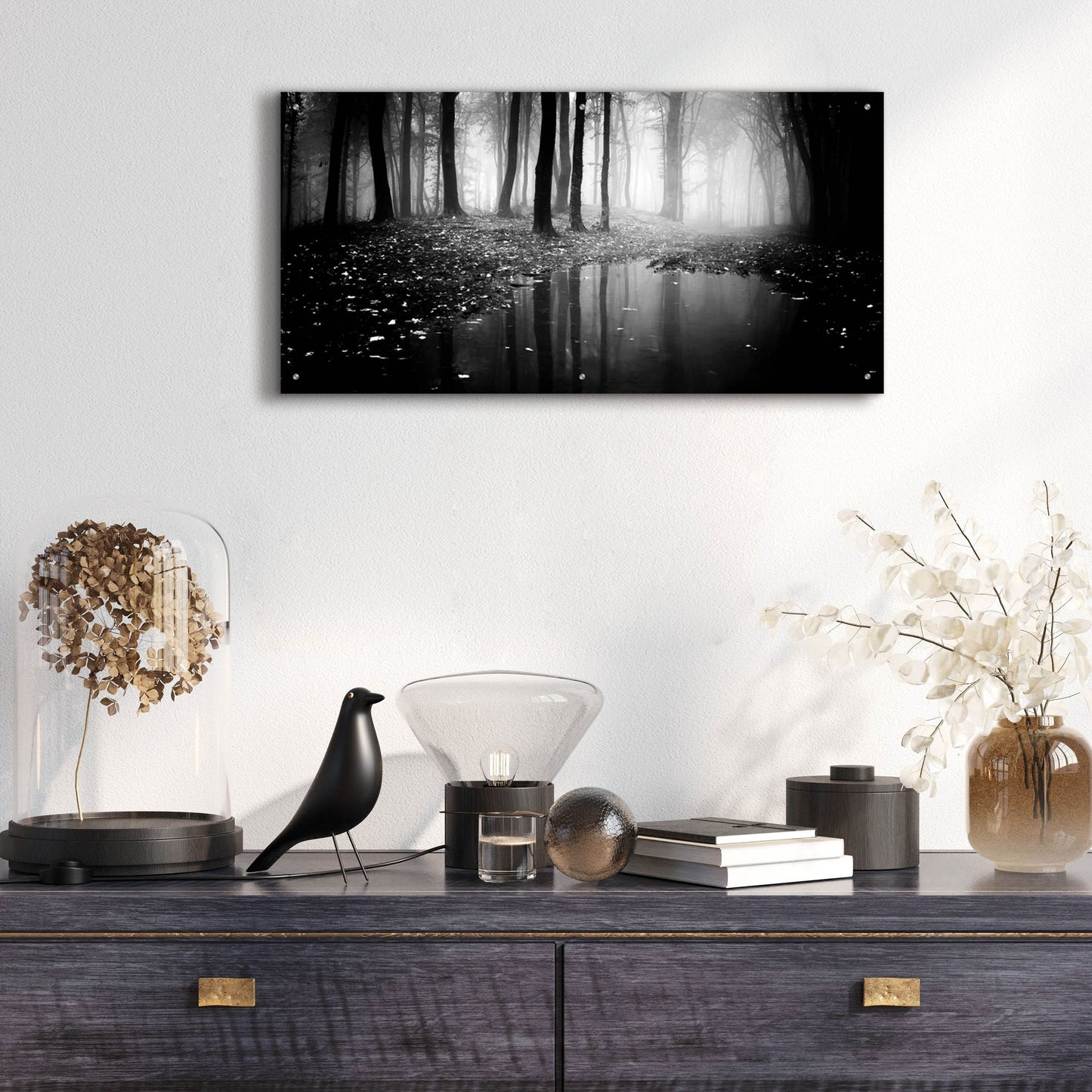 Epic Art 'Woods 2' by Photoinc Studio, Acrylic Glass Wall Art,48x24