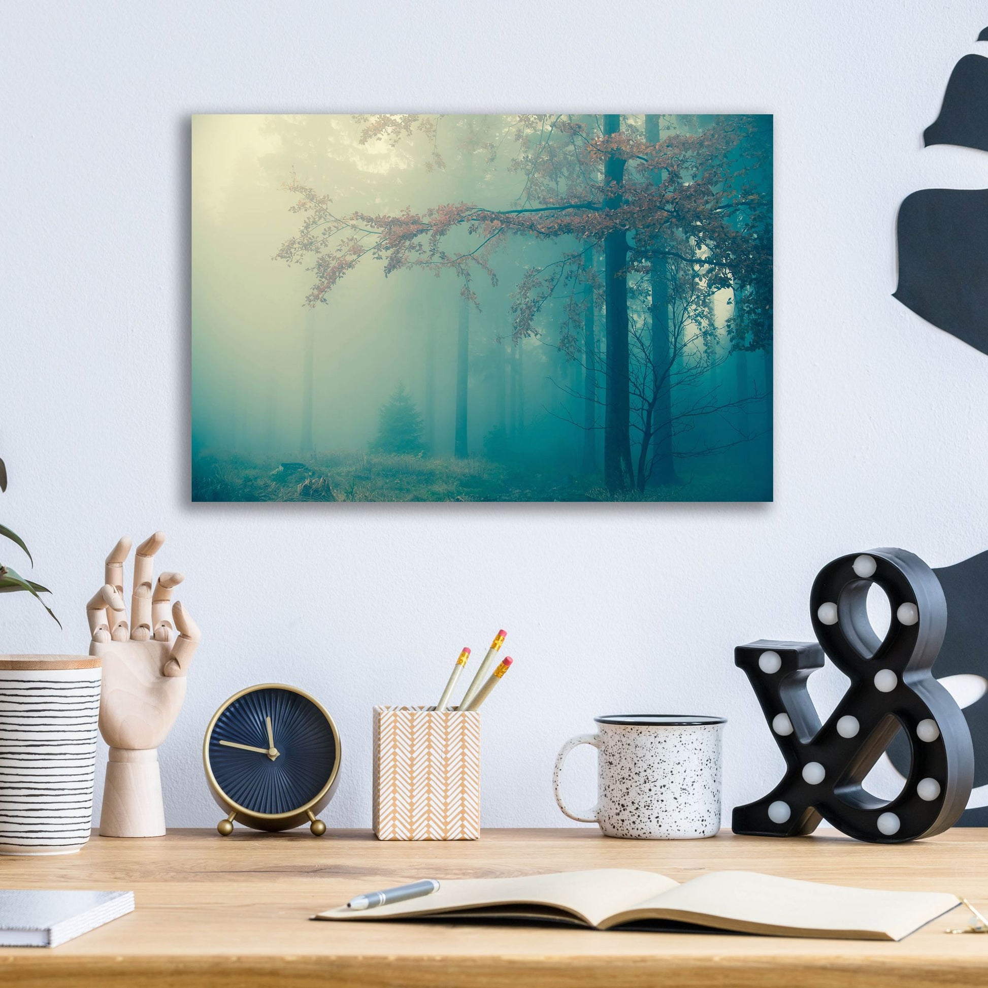 Epic Art 'Woods 3' by Photoinc Studio, Acrylic Glass Wall Art,16x12