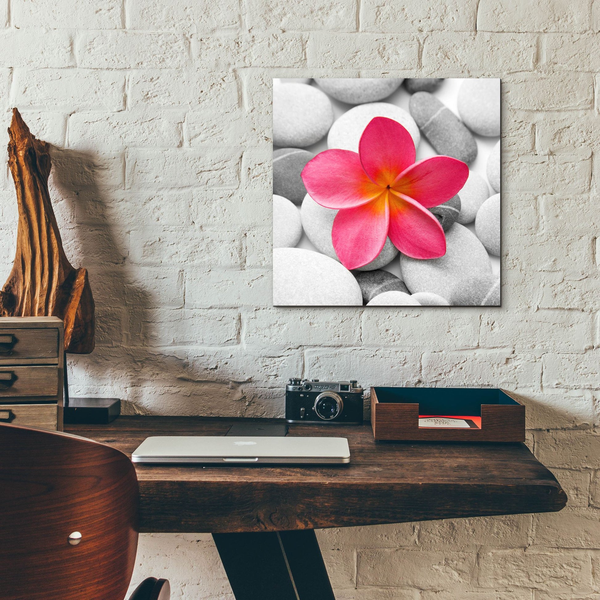 Epic Art 'Zen Flower' by Photoinc Studio, Acrylic Glass Wall Art,12x12