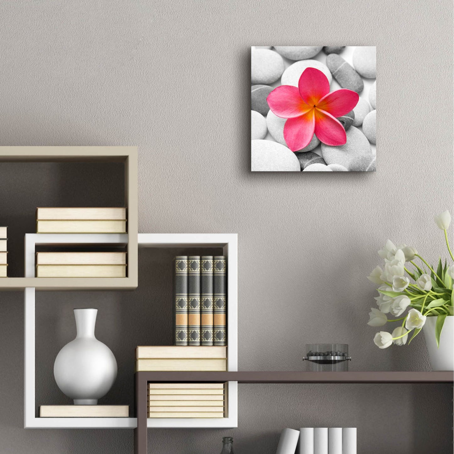 Epic Art 'Zen Flower' by Photoinc Studio, Acrylic Glass Wall Art,12x12