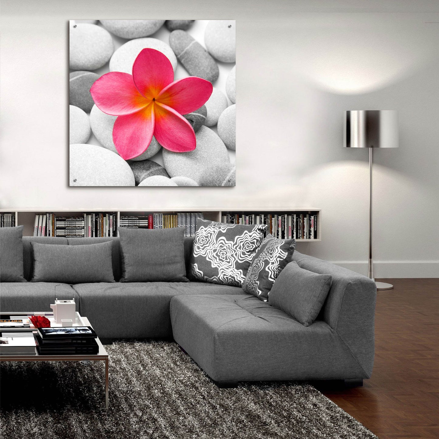 Epic Art 'Zen Flower' by Photoinc Studio, Acrylic Glass Wall Art,36x36