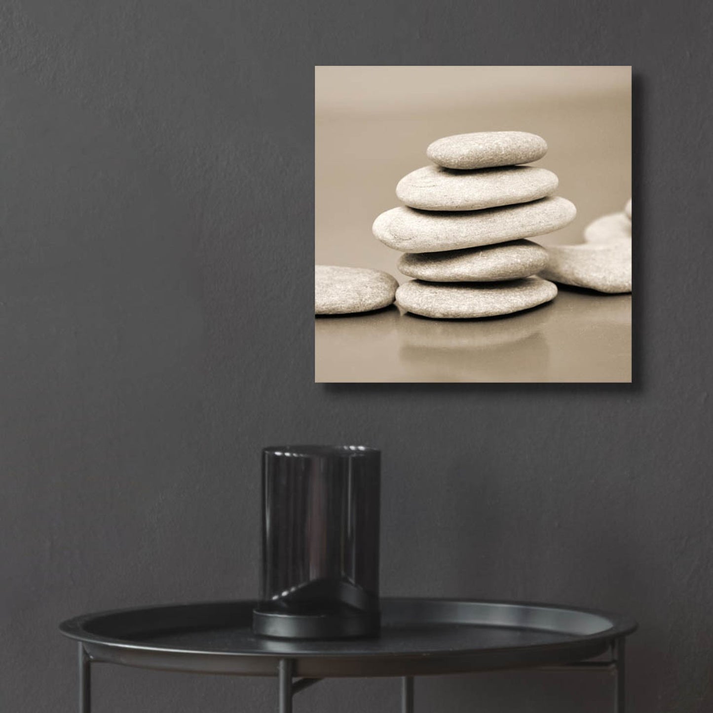 Epic Art 'Zen Pebbles 1' by Photoinc Studio, Acrylic Glass Wall Art,12x12