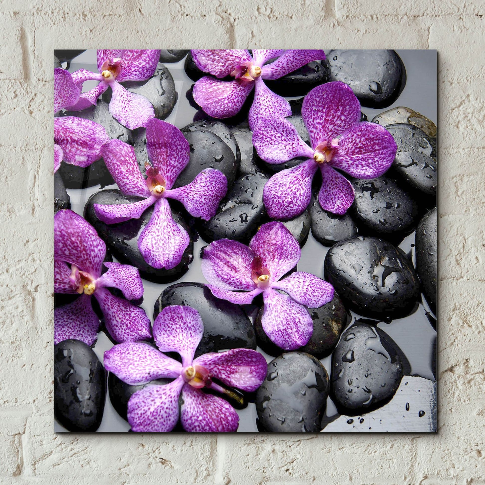 Epic Art 'Zen Pebbles 2' by Photoinc Studio, Acrylic Glass Wall Art,12x12