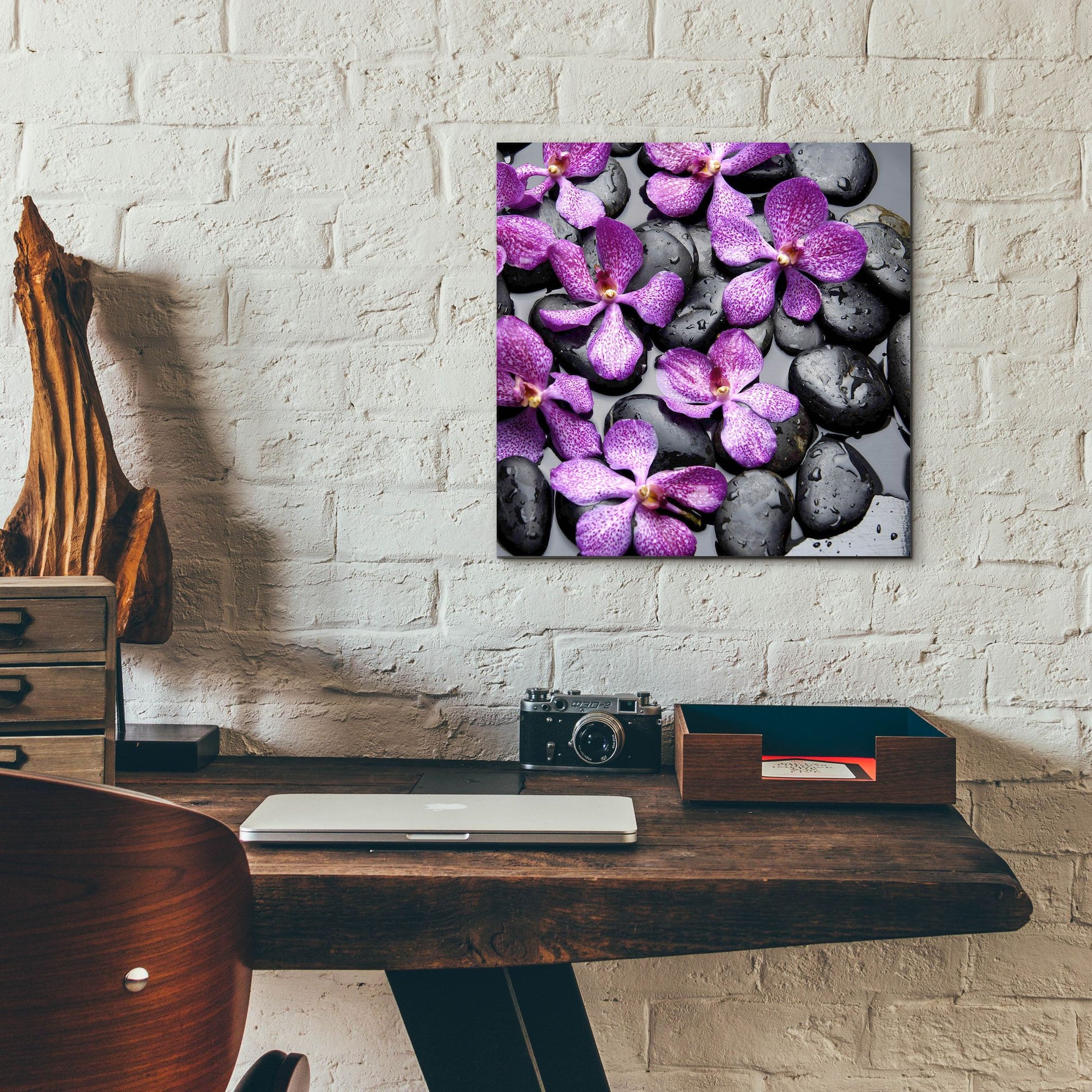 Epic Art 'Zen Pebbles 2' by Photoinc Studio, Acrylic Glass Wall Art,12x12