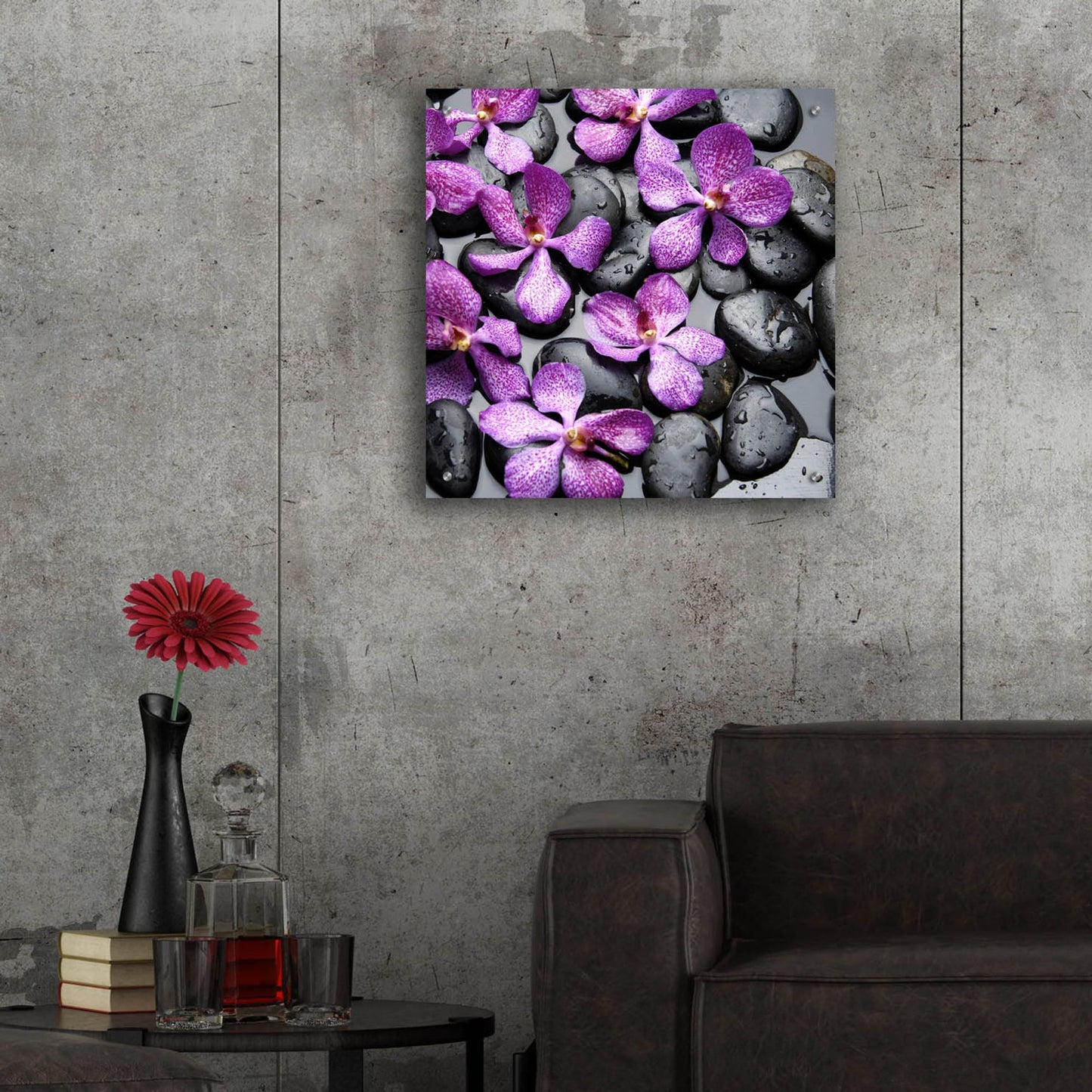 Epic Art 'Zen Pebbles 2' by Photoinc Studio, Acrylic Glass Wall Art,24x24