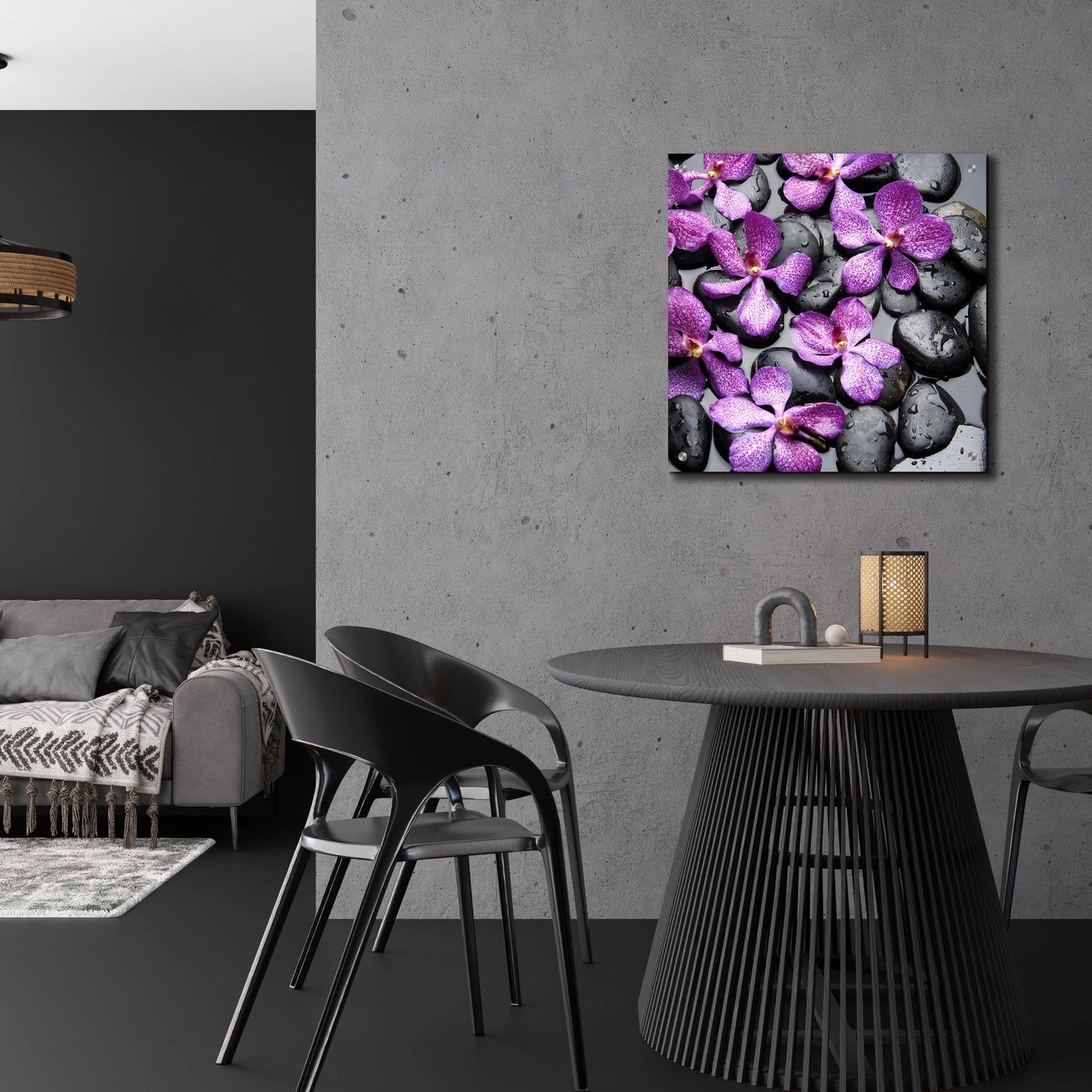 Epic Art 'Zen Pebbles 2' by Photoinc Studio, Acrylic Glass Wall Art,24x24