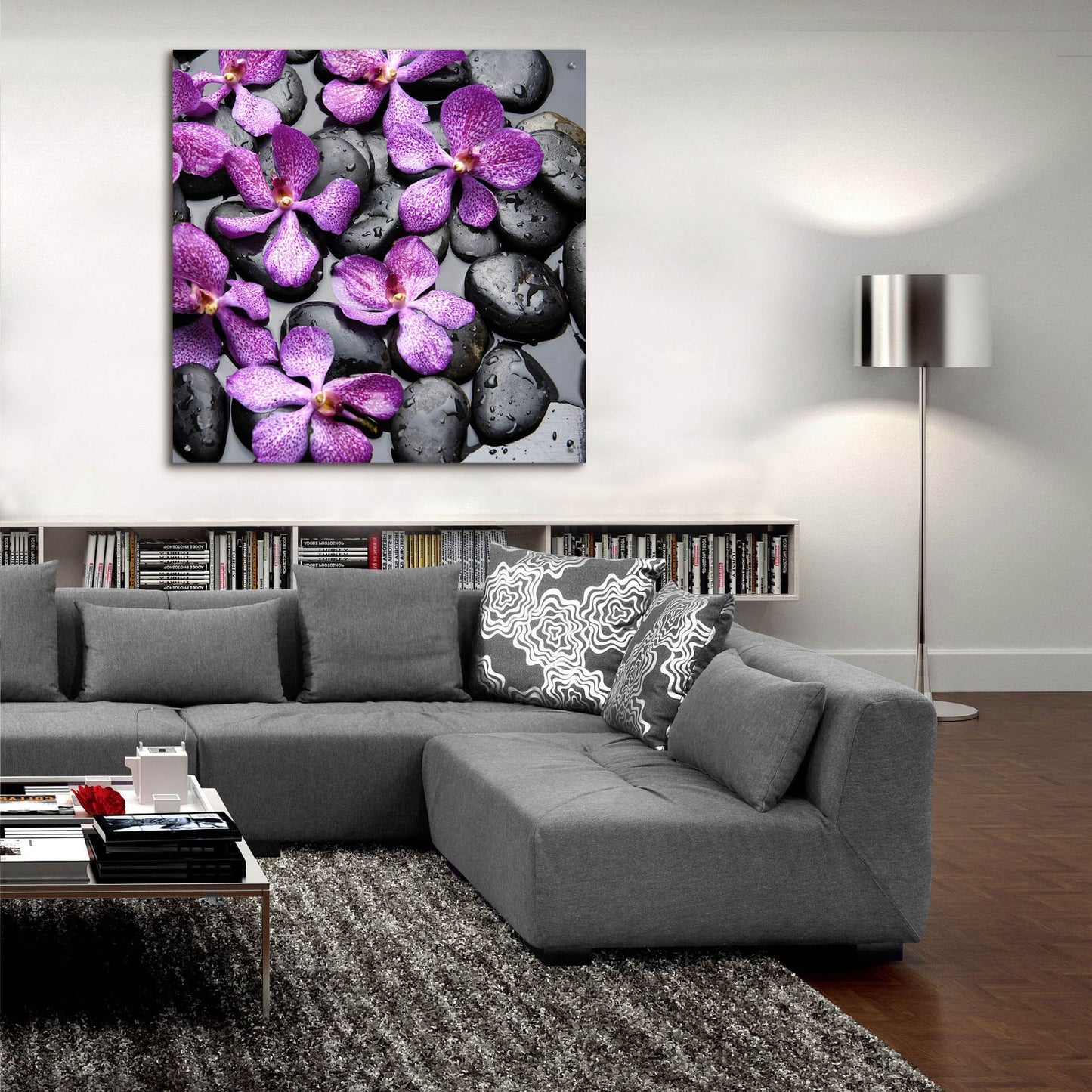 Epic Art 'Zen Pebbles 2' by Photoinc Studio, Acrylic Glass Wall Art,36x36