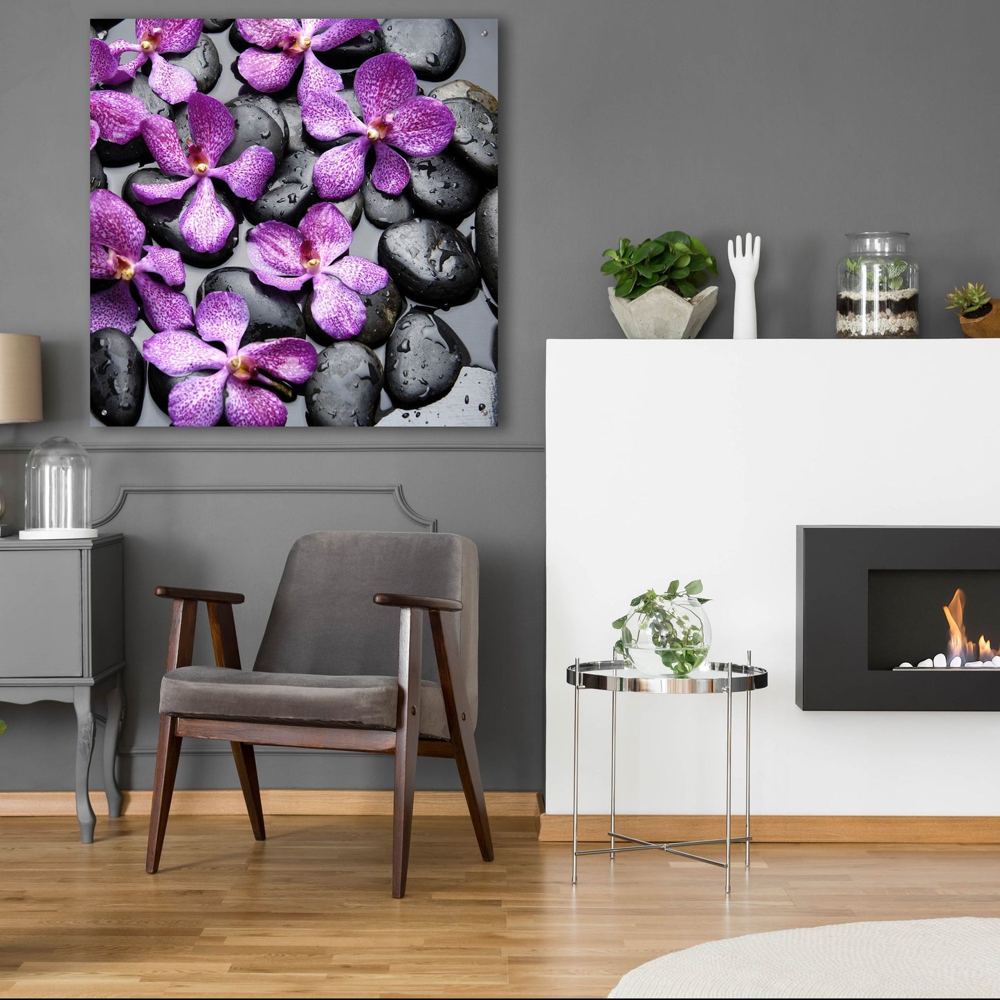 Epic Art 'Zen Pebbles 2' by Photoinc Studio, Acrylic Glass Wall Art,36x36