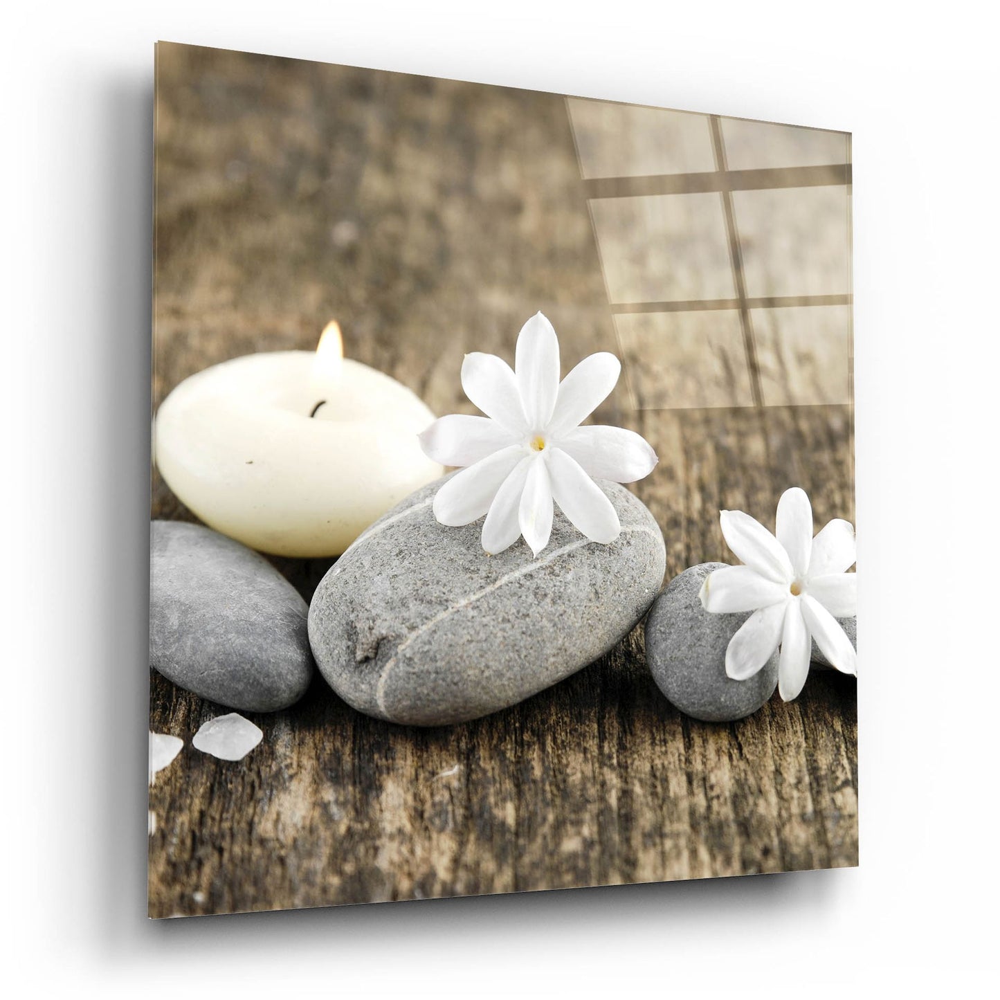 Epic Art 'Zen Pebbles 3' by Photoinc Studio, Acrylic Glass Wall Art,12x12