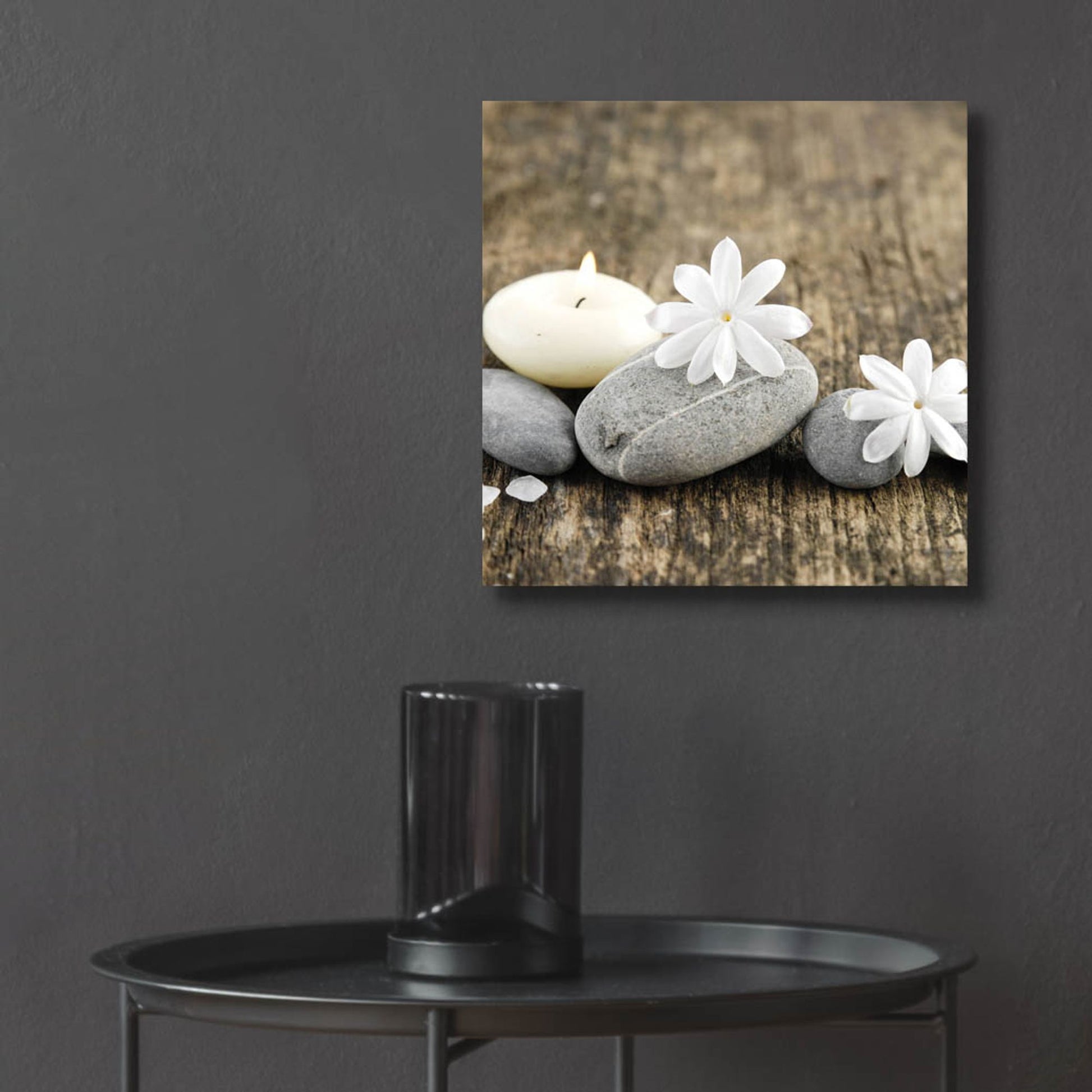 Epic Art 'Zen Pebbles 3' by Photoinc Studio, Acrylic Glass Wall Art,12x12