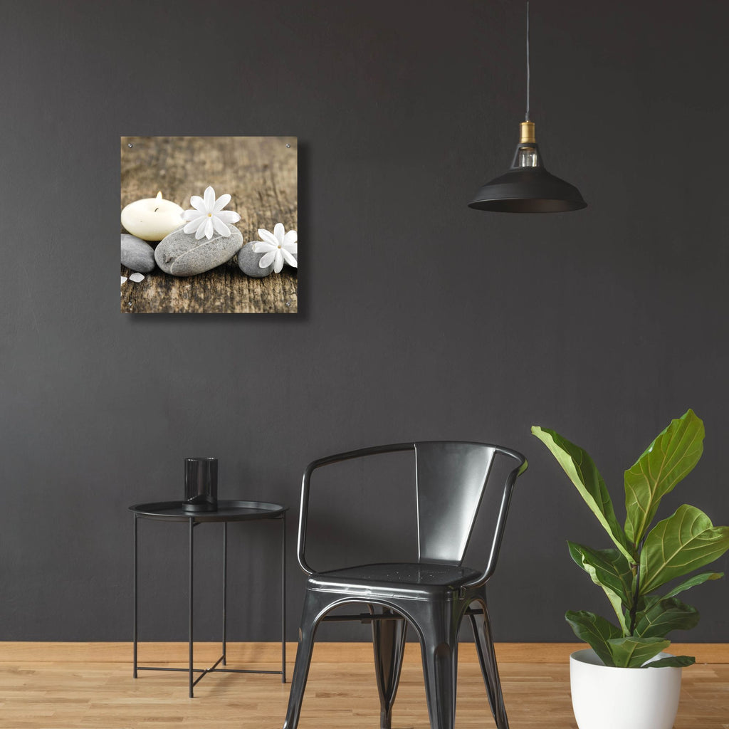 Epic Art 'Zen Pebbles 3' by Photoinc Studio, Acrylic Glass Wall Art,24x24
