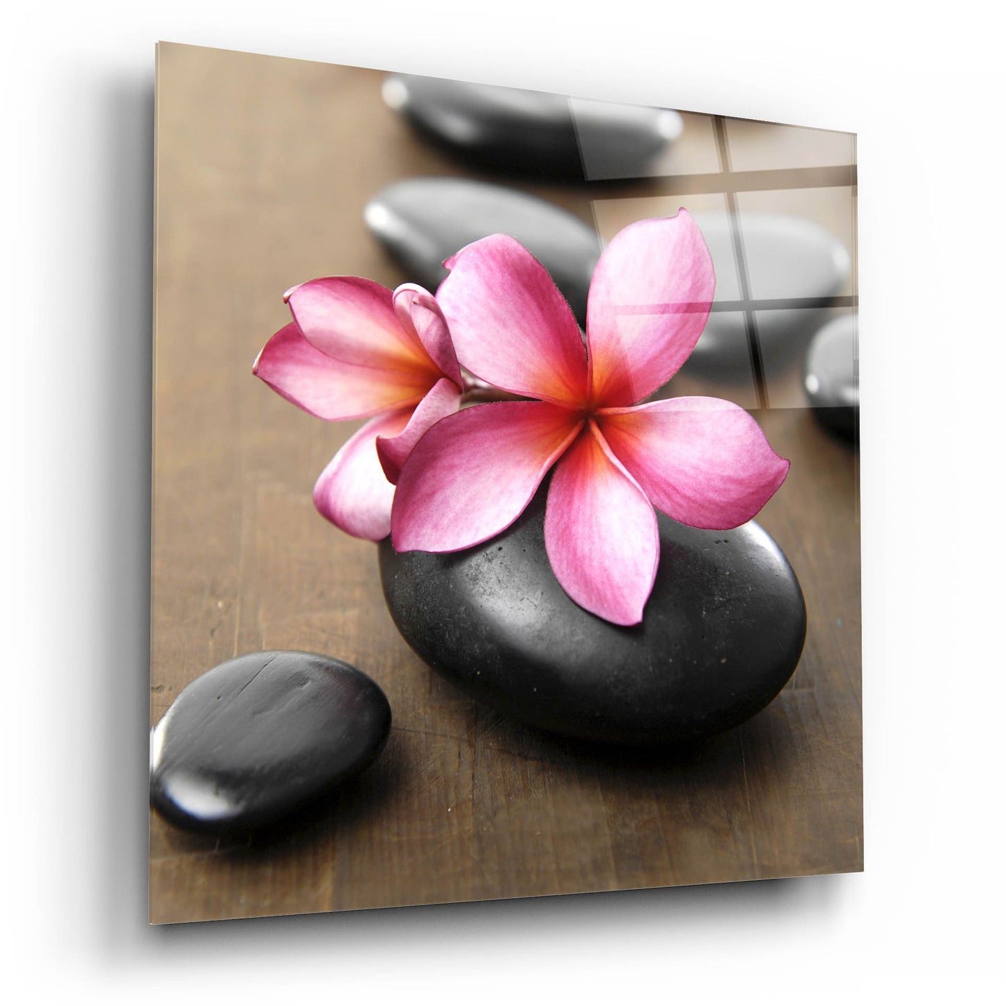 Epic Art 'Zen Pebbles 4' by Photoinc Studio, Acrylic Glass Wall Art,12x12