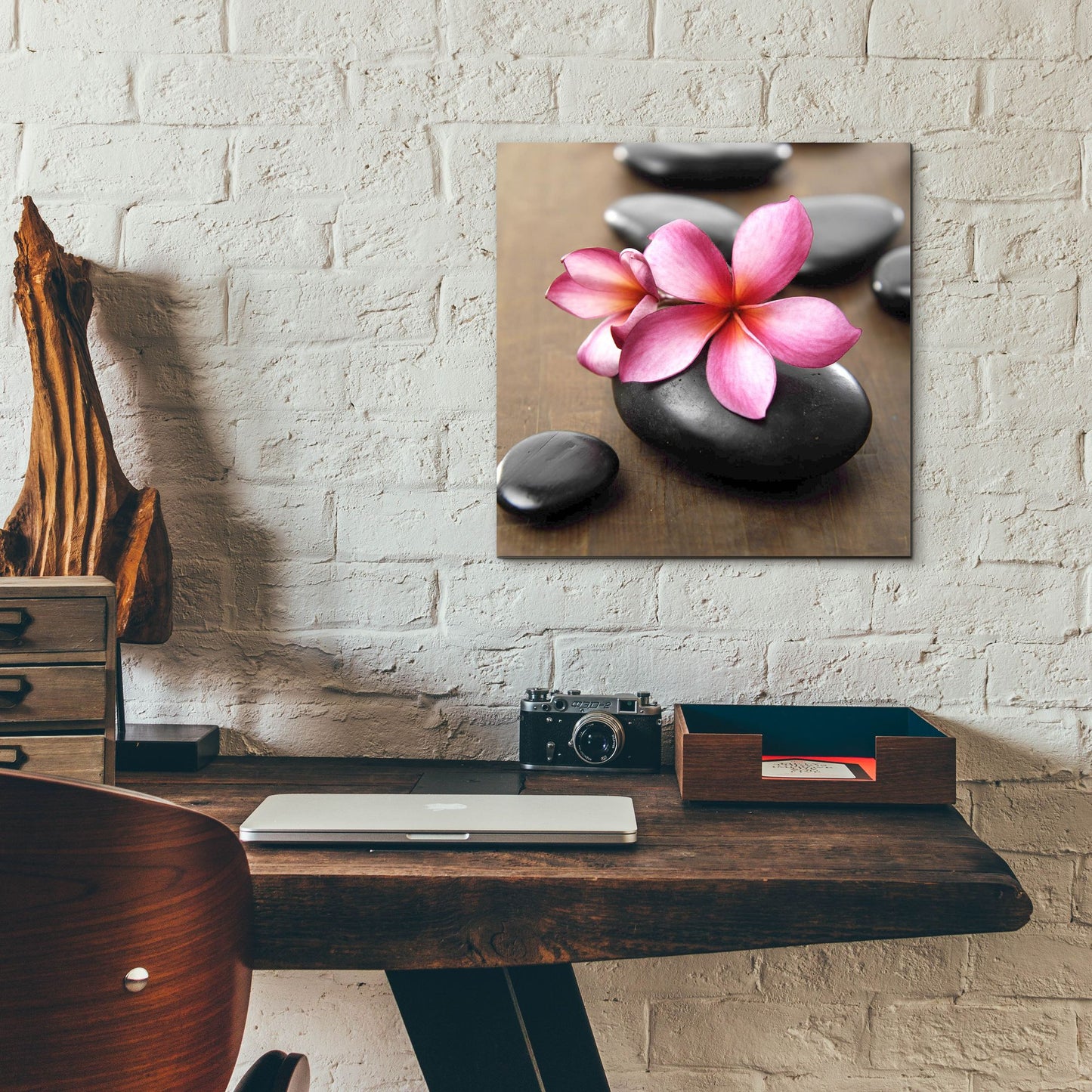 Epic Art 'Zen Pebbles 4' by Photoinc Studio, Acrylic Glass Wall Art,12x12