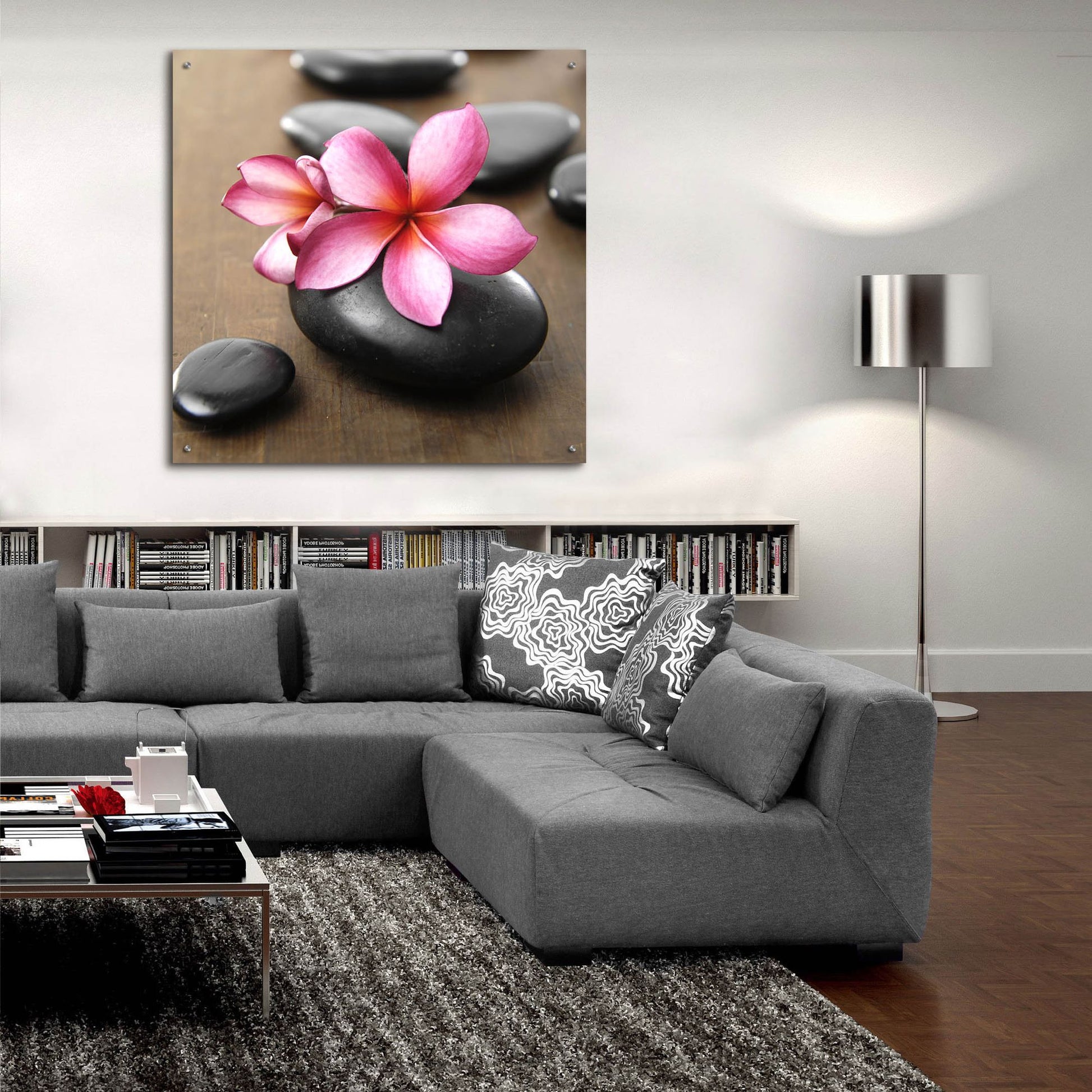 Epic Art 'Zen Pebbles 4' by Photoinc Studio, Acrylic Glass Wall Art,36x36