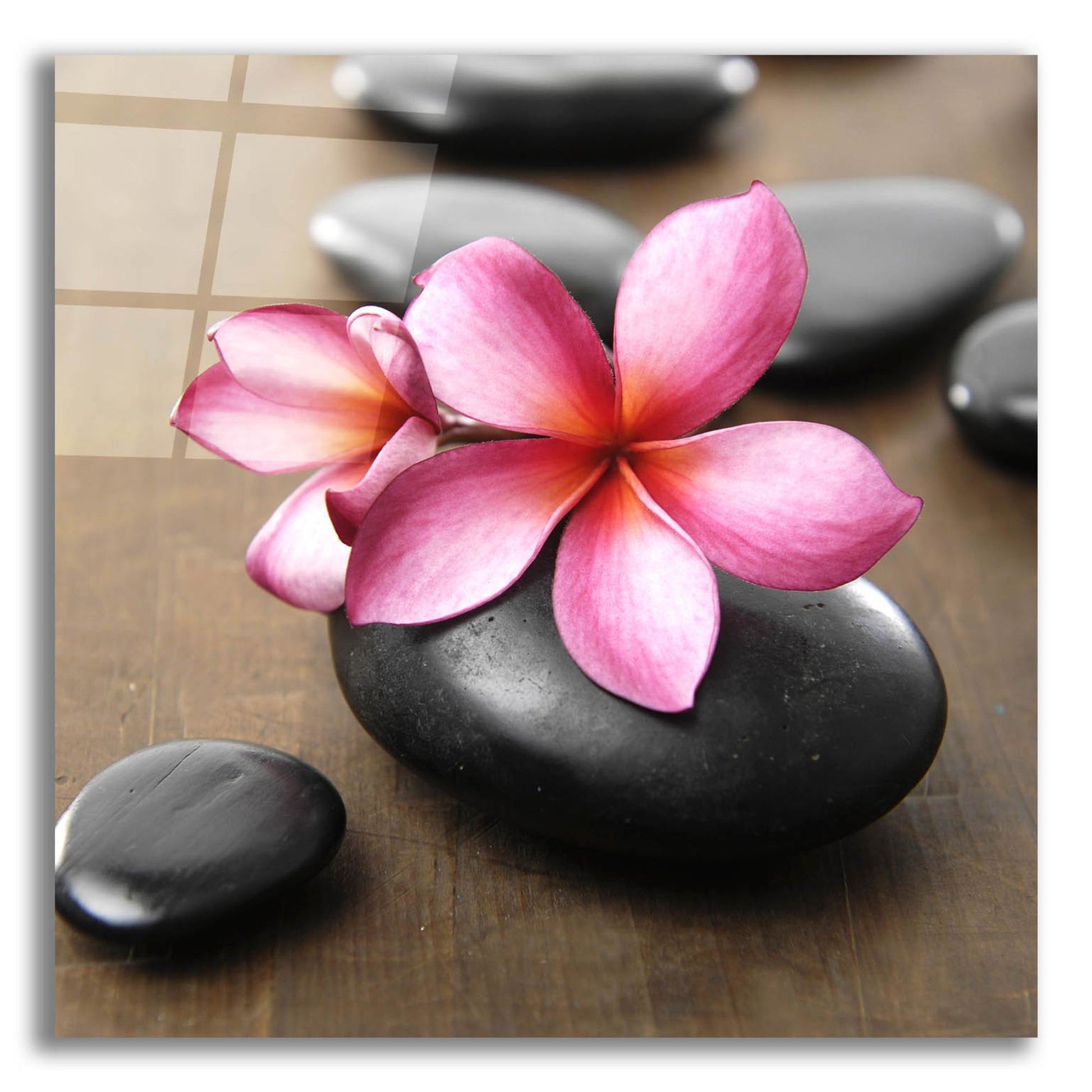 Epic Art 'Zen Pebbles 4' by Photoinc Studio, Acrylic Glass Wall Art