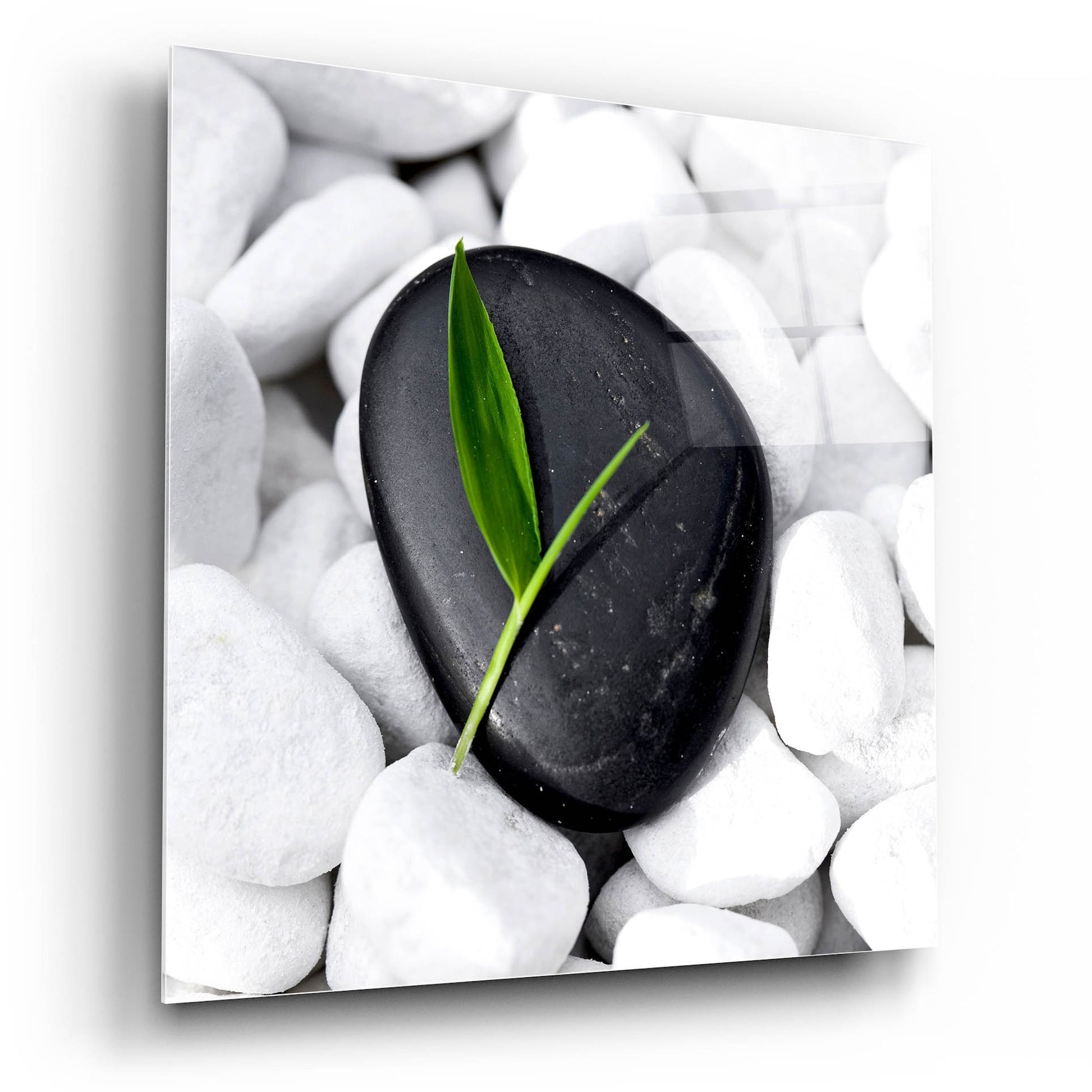 Epic Art 'Zen Stone' by Photoinc Studio, Acrylic Glass Wall Art,12x12