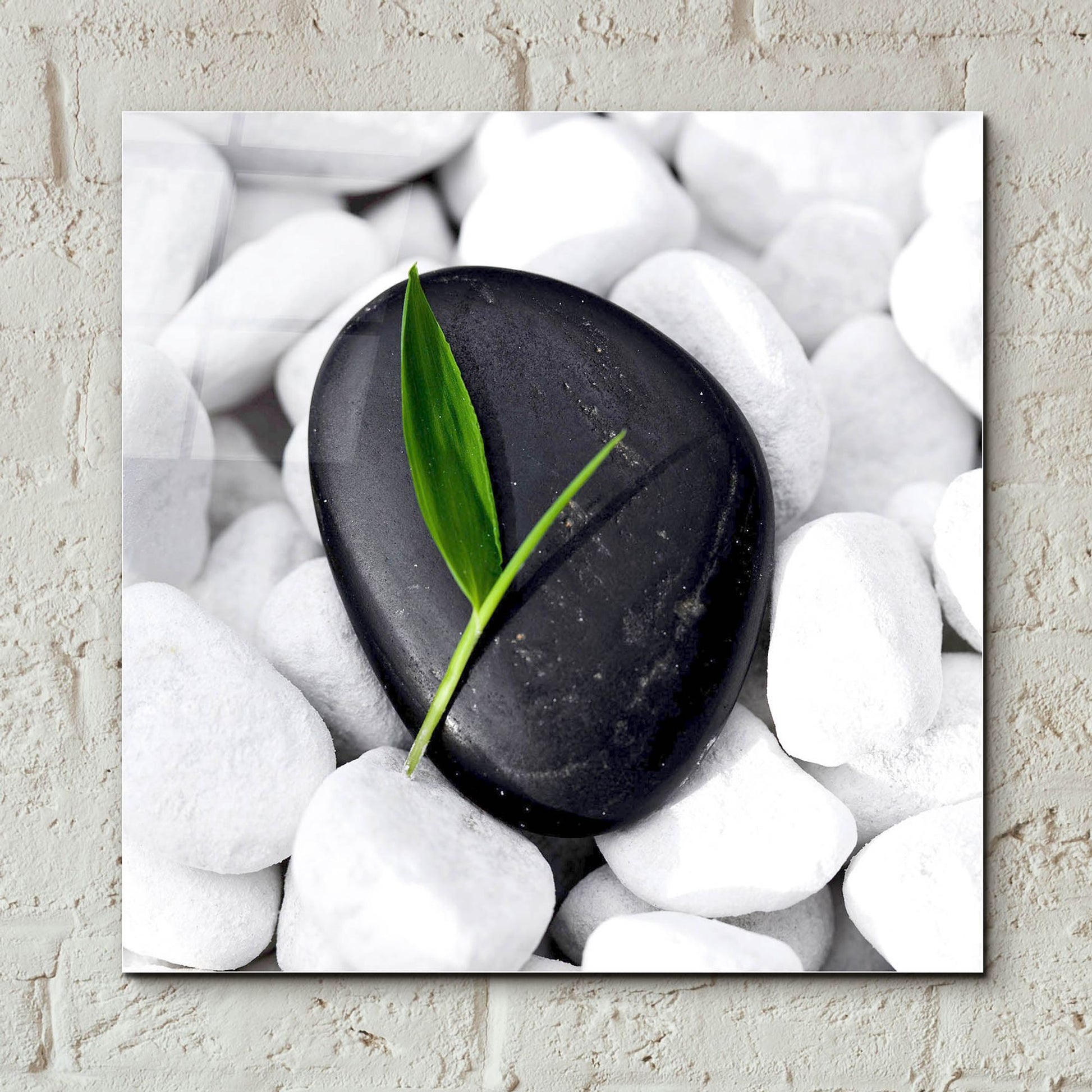 Epic Art 'Zen Stone' by Photoinc Studio, Acrylic Glass Wall Art,12x12