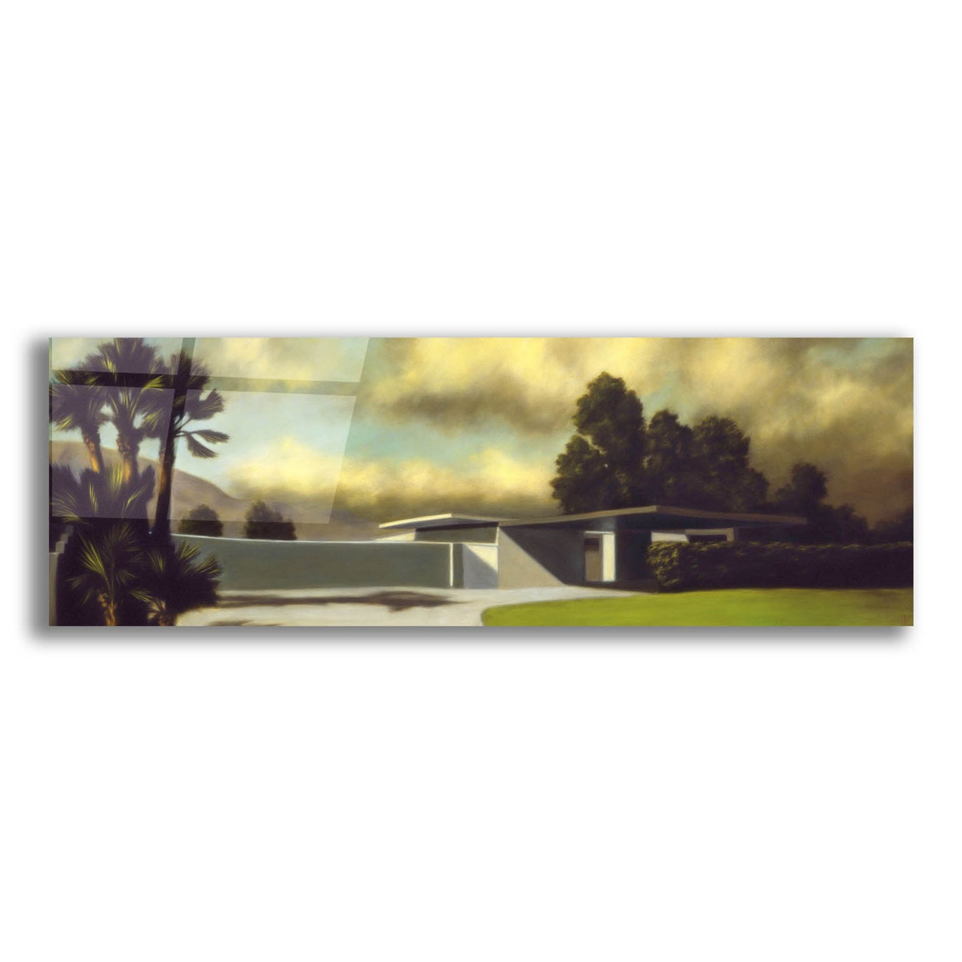 Epic Art 'Another Green World' by Rick Monzon, Acrylic Glass Wall Art