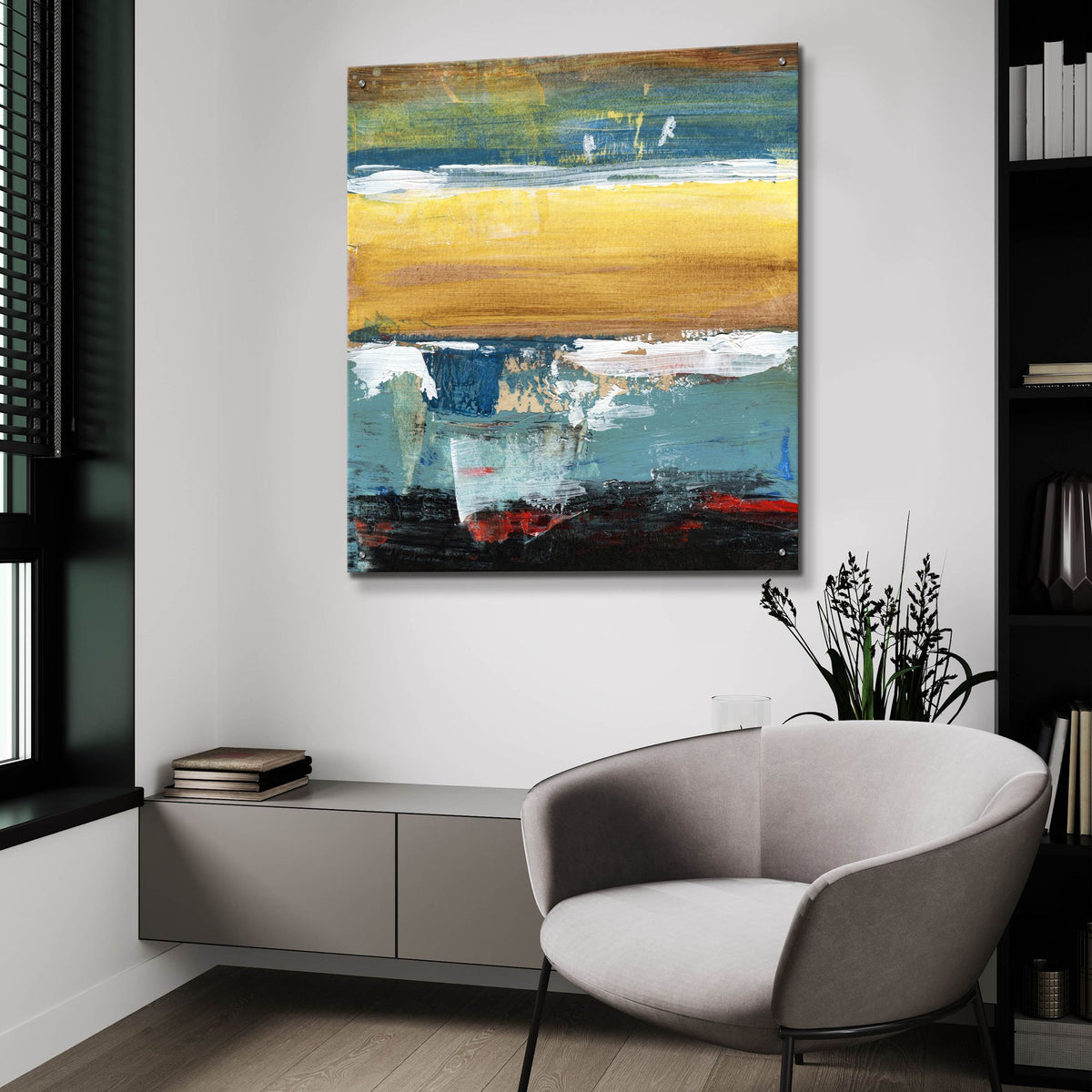 Epic Art 'H2O Elements' by Scott Hile, Acrylic Glass Wall Art,36x36
