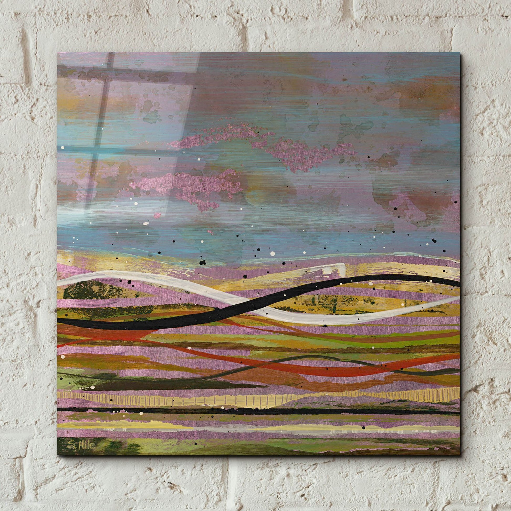 Epic Art 'High Plains 1' by Scott Hile, Acrylic Glass Wall Art,12x12