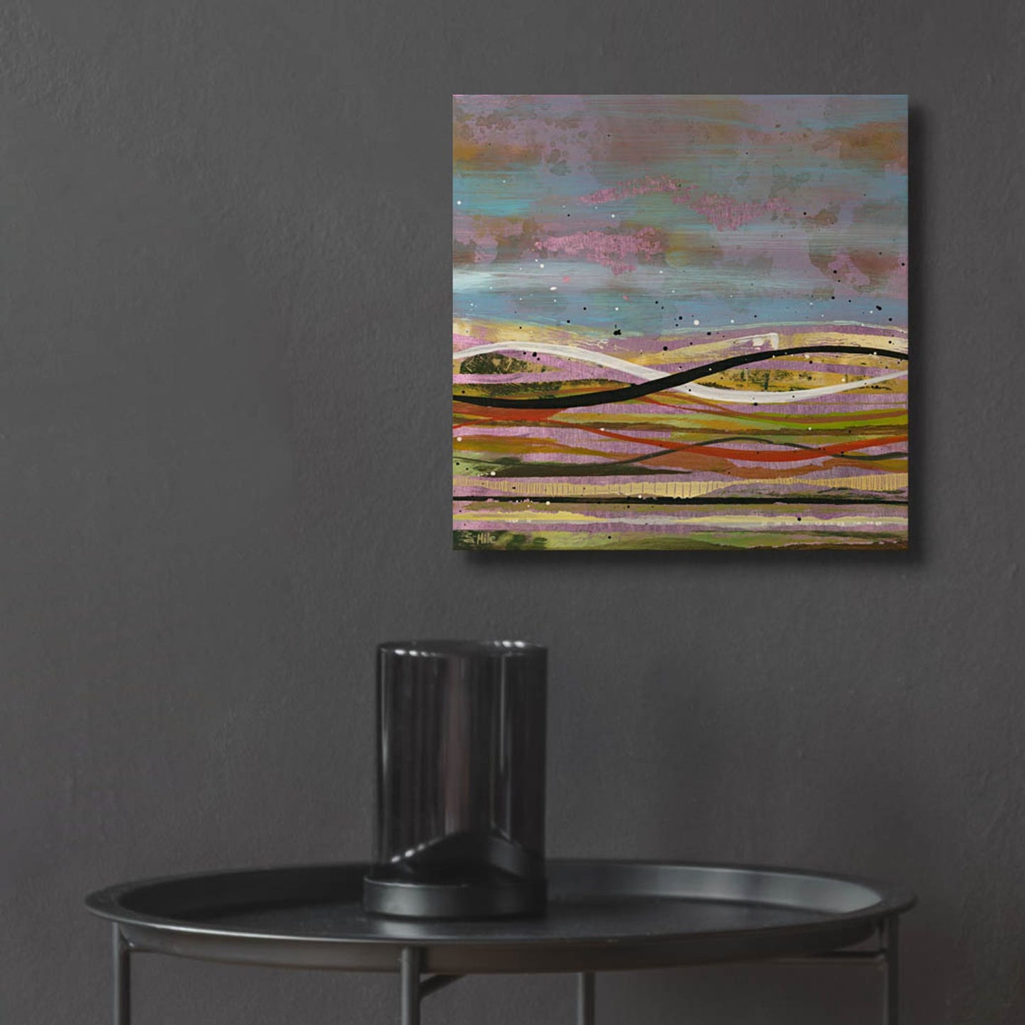 Epic Art 'High Plains 1' by Scott Hile, Acrylic Glass Wall Art,12x12