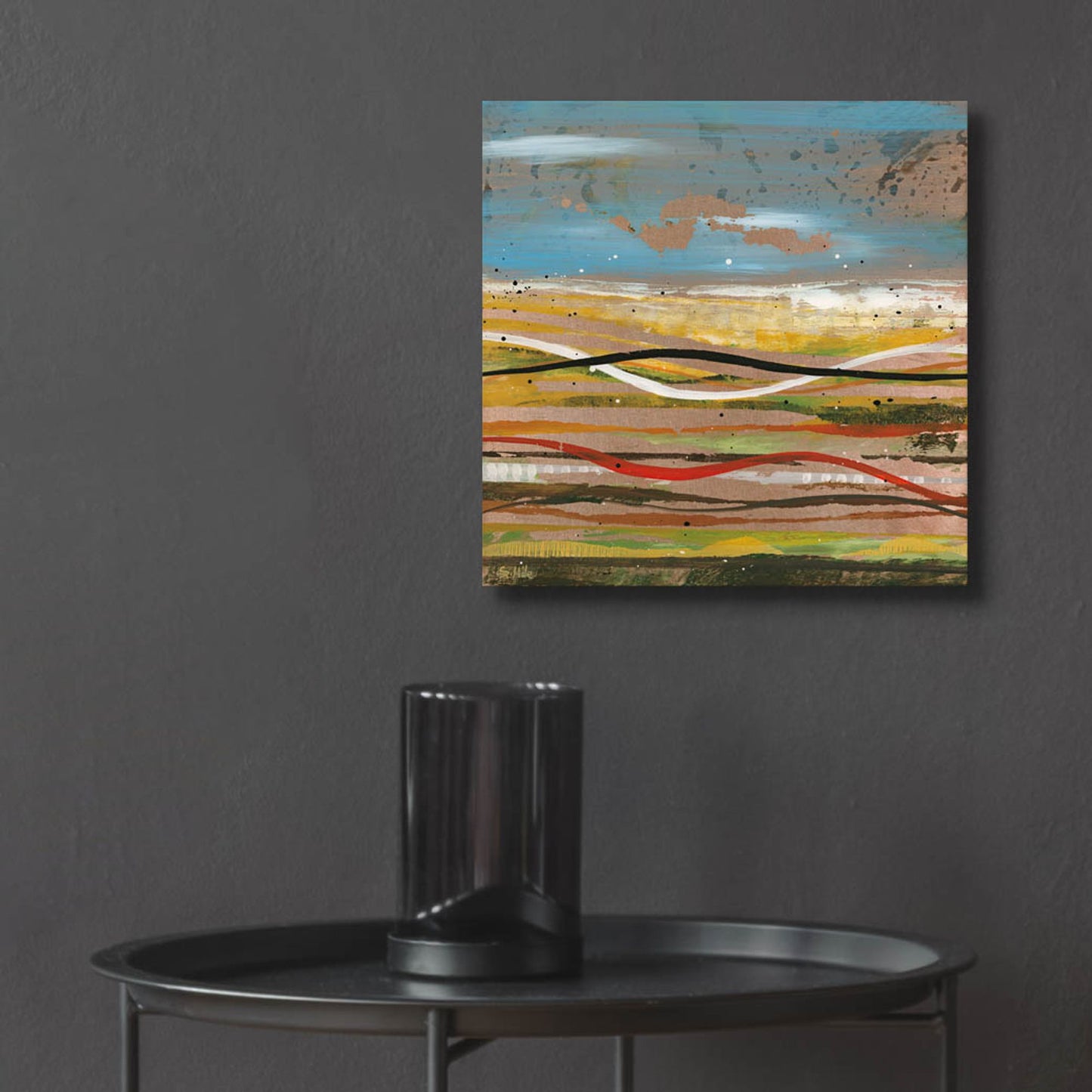 Epic Art 'High Plains 2' by Scott Hile, Acrylic Glass Wall Art,12x12