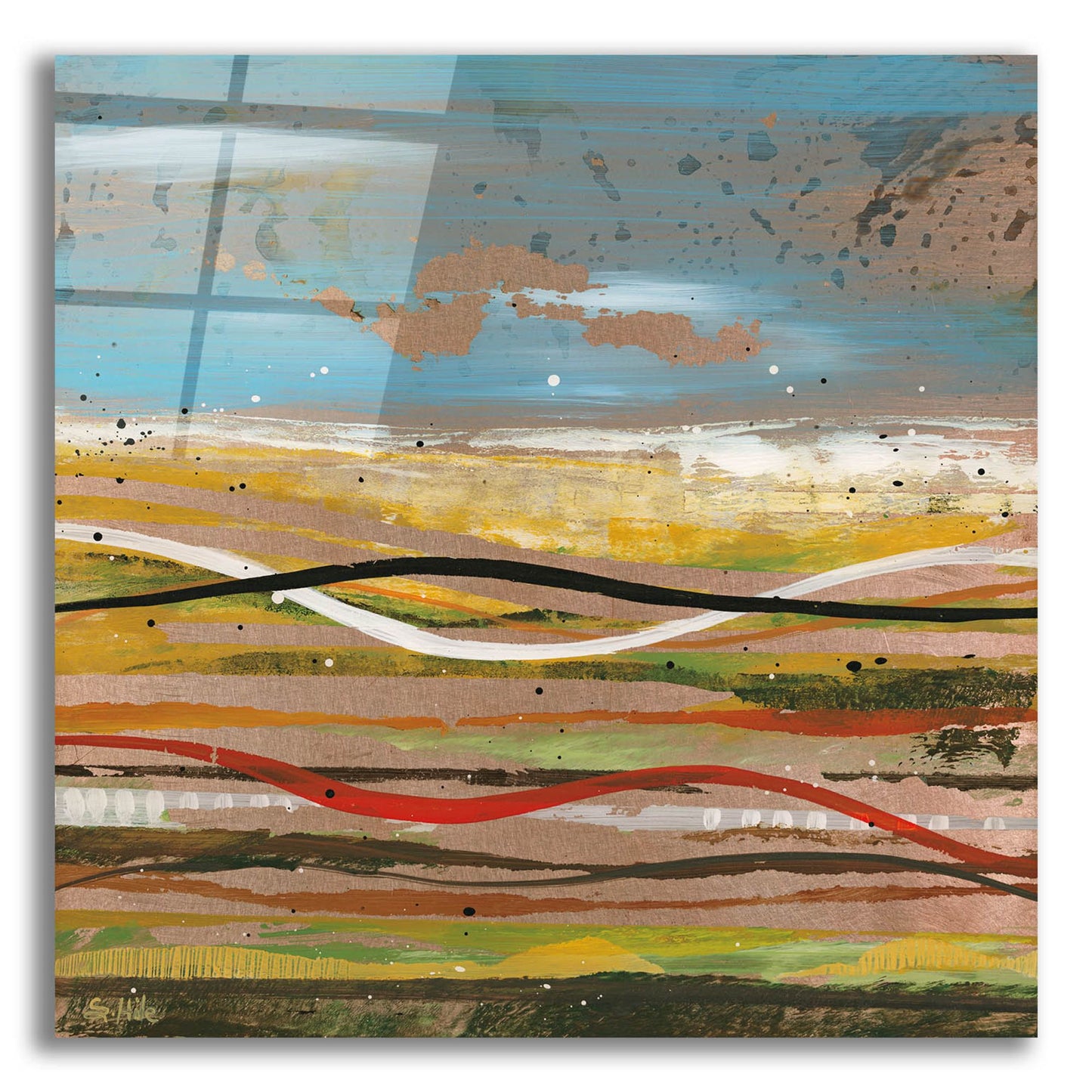 Epic Art 'High Plains 2' by Scott Hile, Acrylic Glass Wall Art