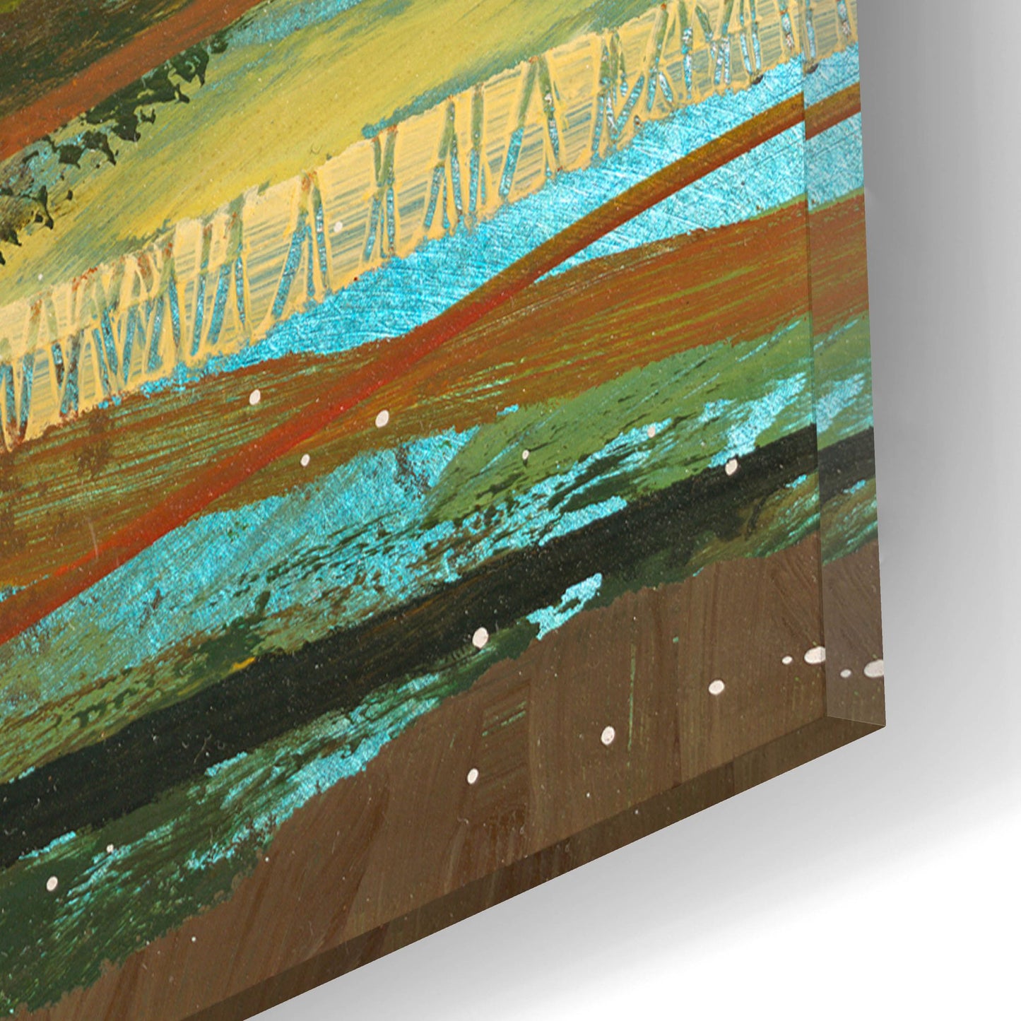 Epic Art 'High Plains 3' by Scott Hile, Acrylic Glass Wall Art,12x12